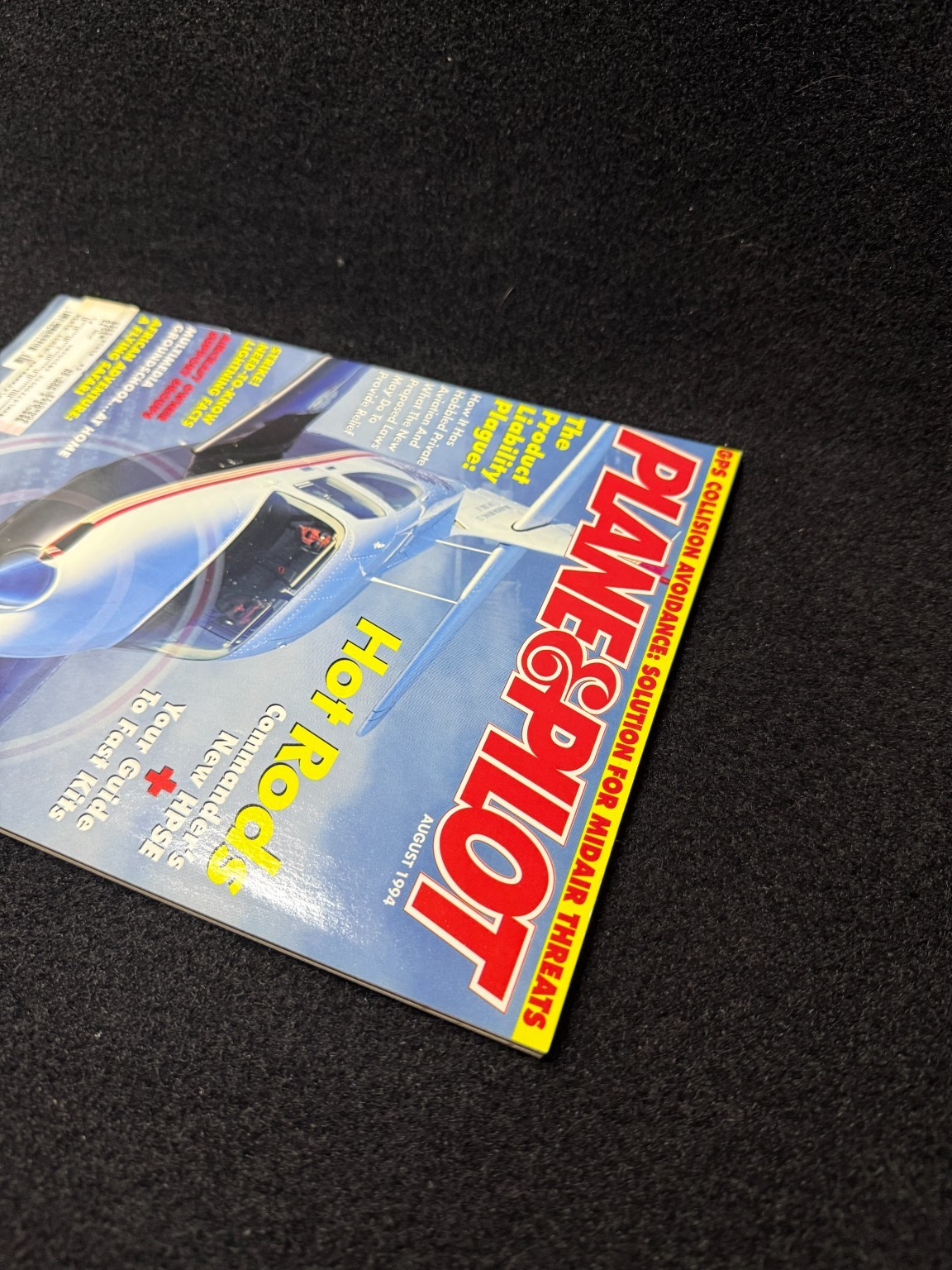 Plane & Pilot Magazine August 1994 GPS Aviation Hot Rods Commander Aircraft