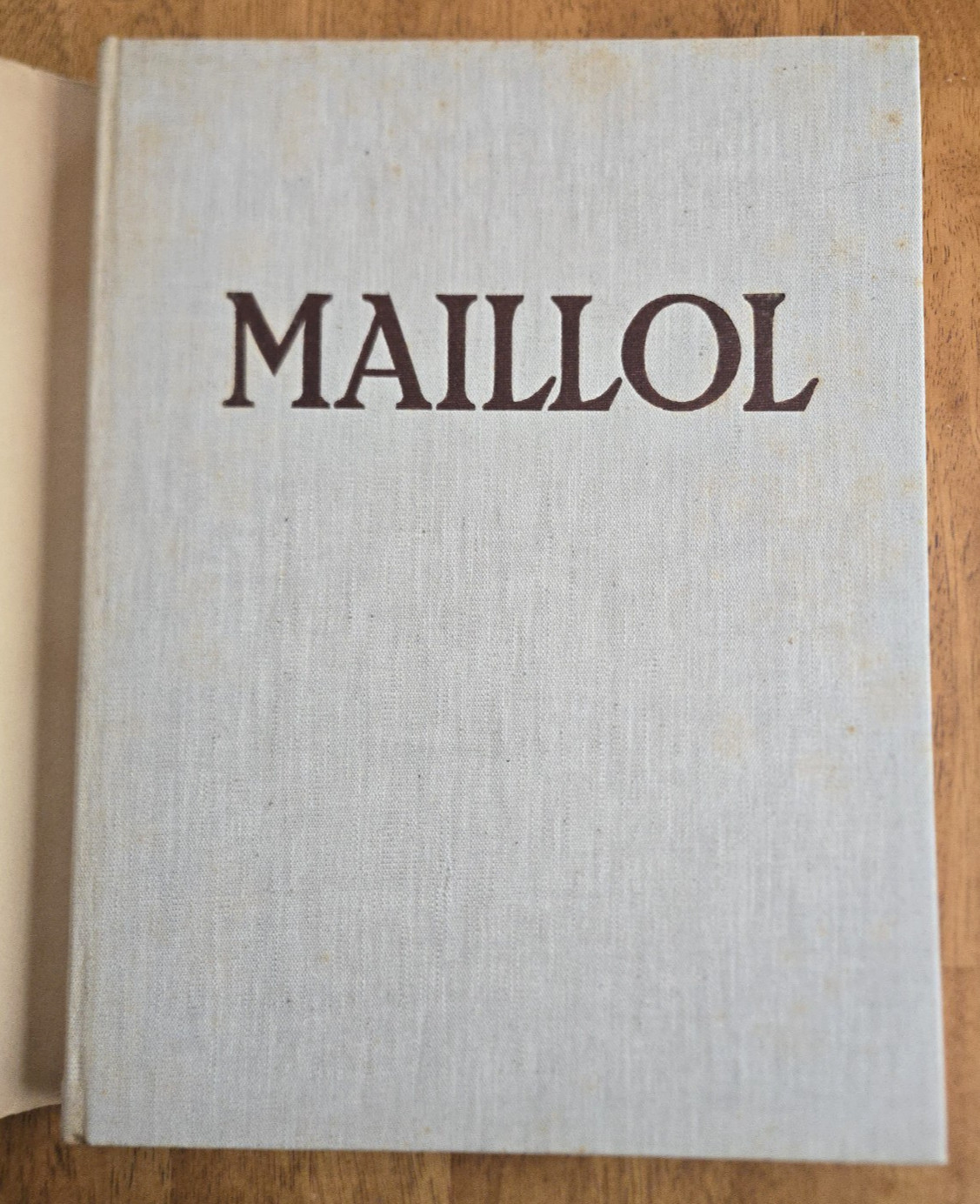Maillol by John Rewald, Art Woodcuts Sculpture, 1939 Hardcover, Hyperion Press