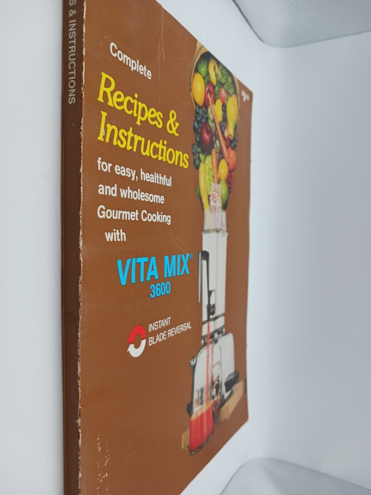Vintage 1981 Vita Mix 3600 Complete Recipes & Instructions Easy Healthful PB