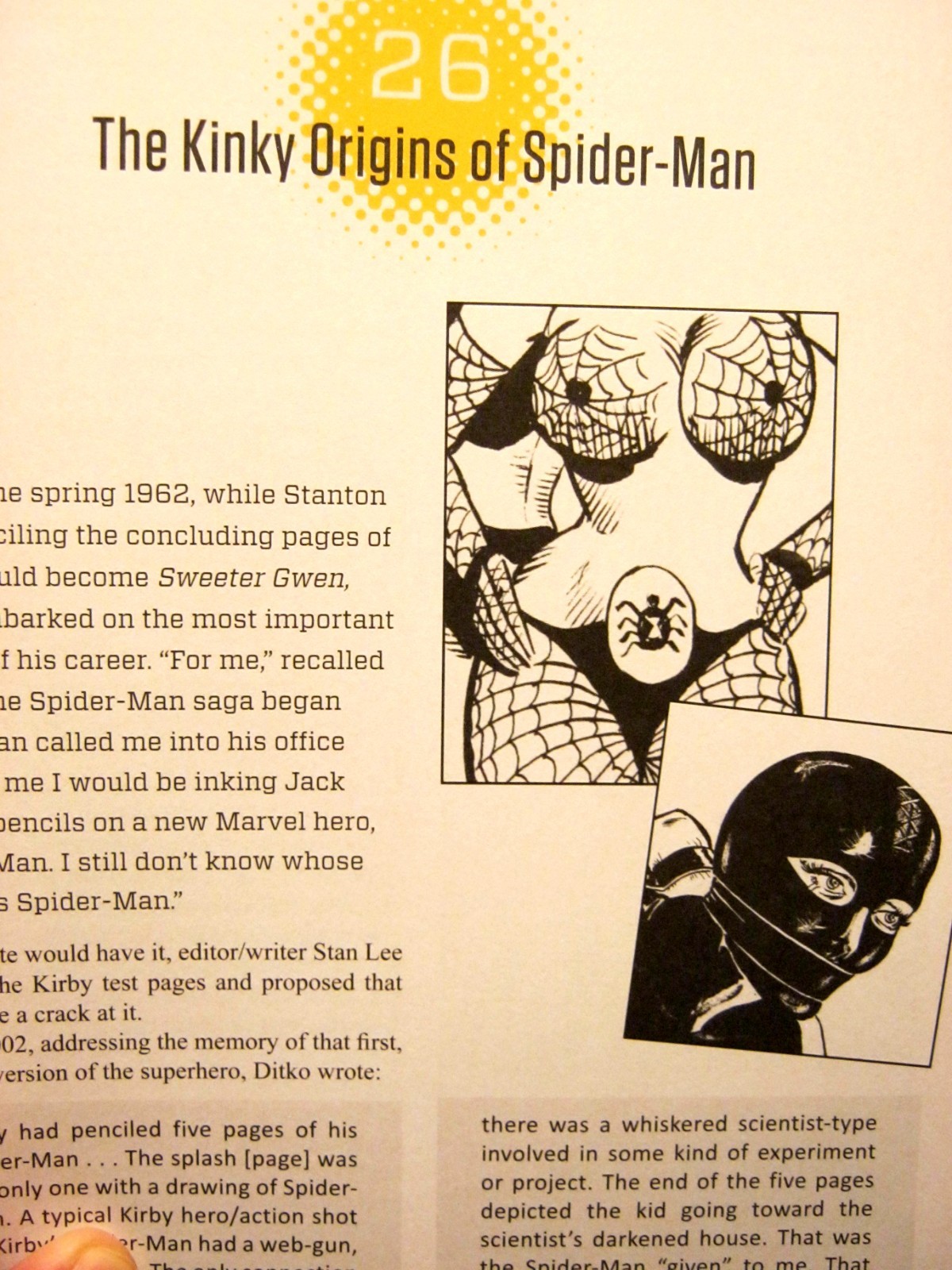 Eric Stanton, Steve Ditko, Bettie Page, Irving Klaw, John Willie,Charles Guyette