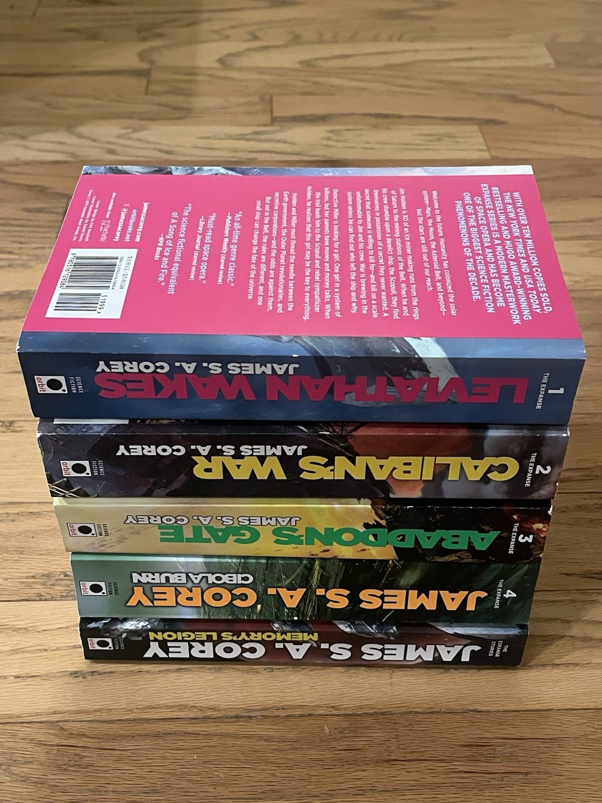 The Expanse Series Book Set Lot 1–4 & Memory’s Legion Paperback James S.A. Corey