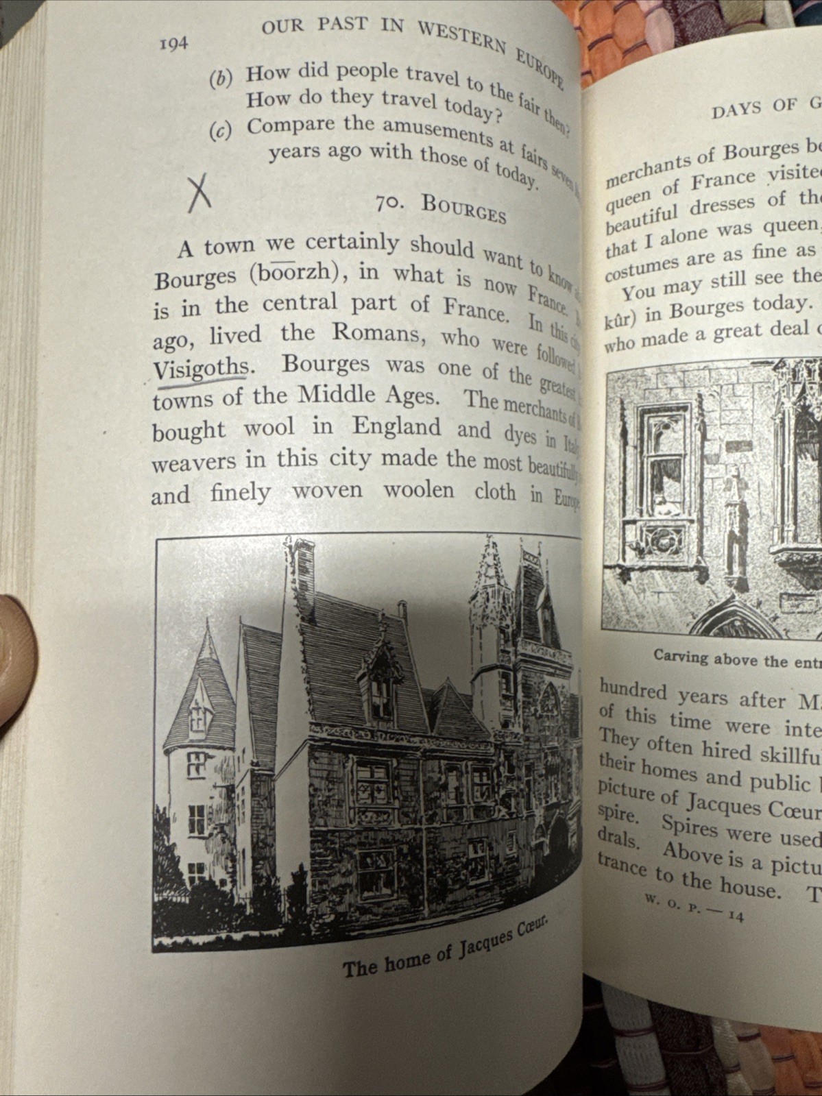 Our Past In Western Europe Knowlton And Wheeler HC (1935)
