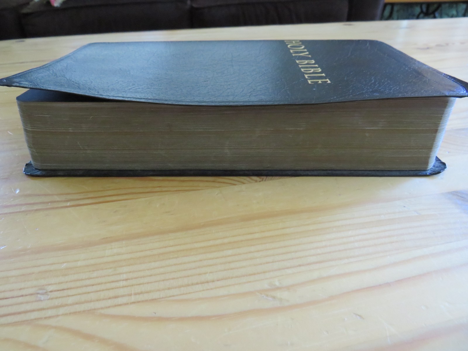 Zondervan Giant Print Center Column King James Reference Black Holy Bible