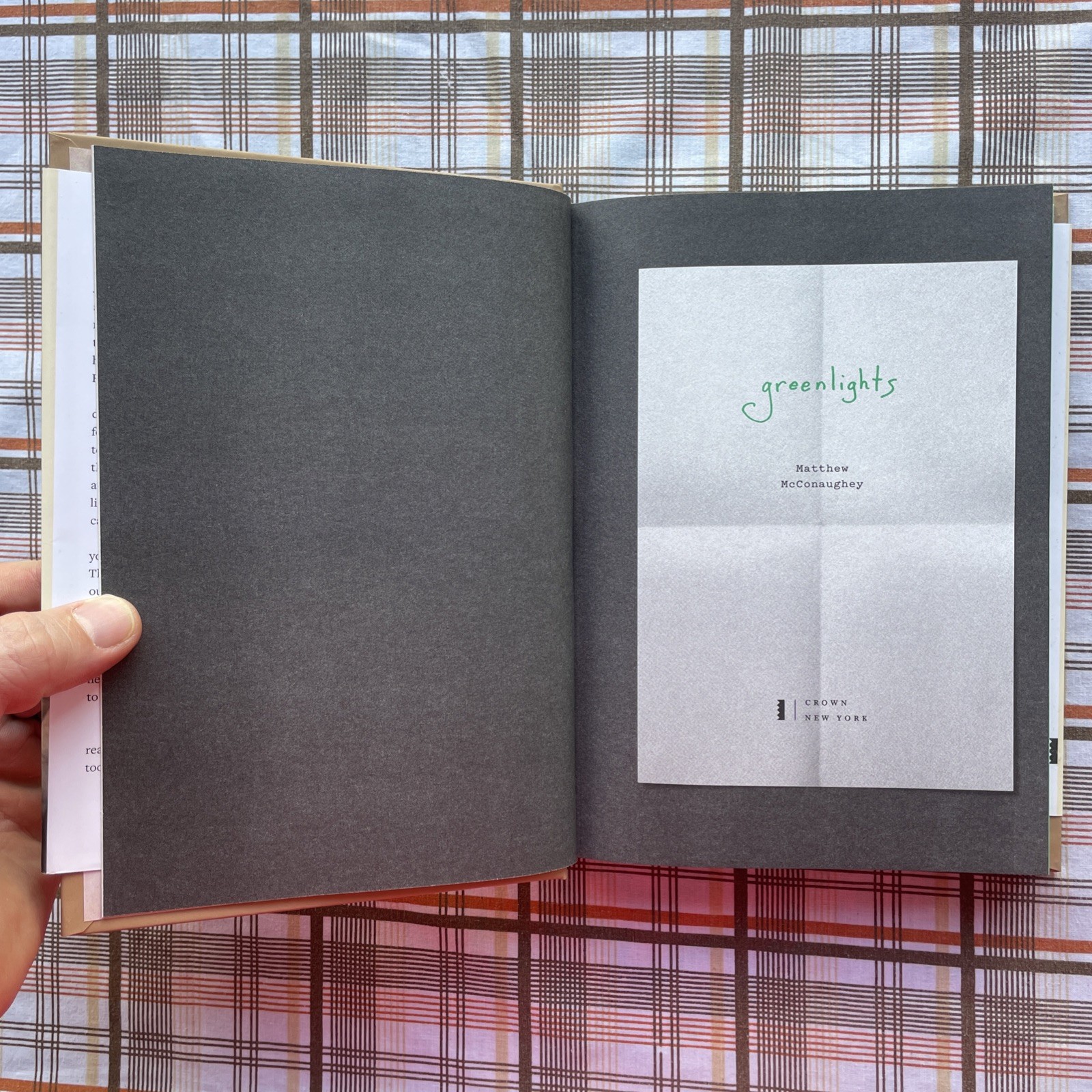 Greenlights by Matthew McConaughey (SIGNED 2020 1st Edition HCDJ Autograph)