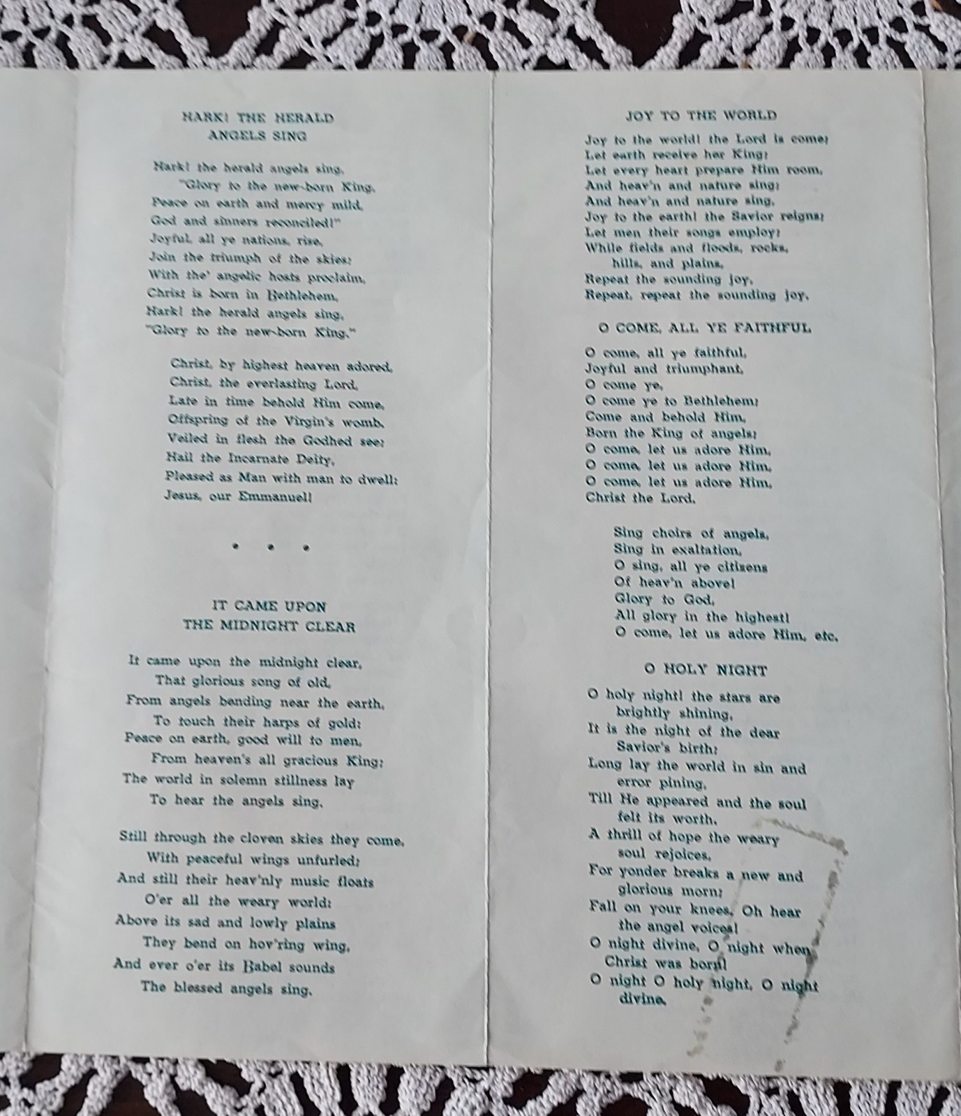 Vtg Wesotych Swiat Merry Christmas Phamphlet Book Songs Polish National Alliance