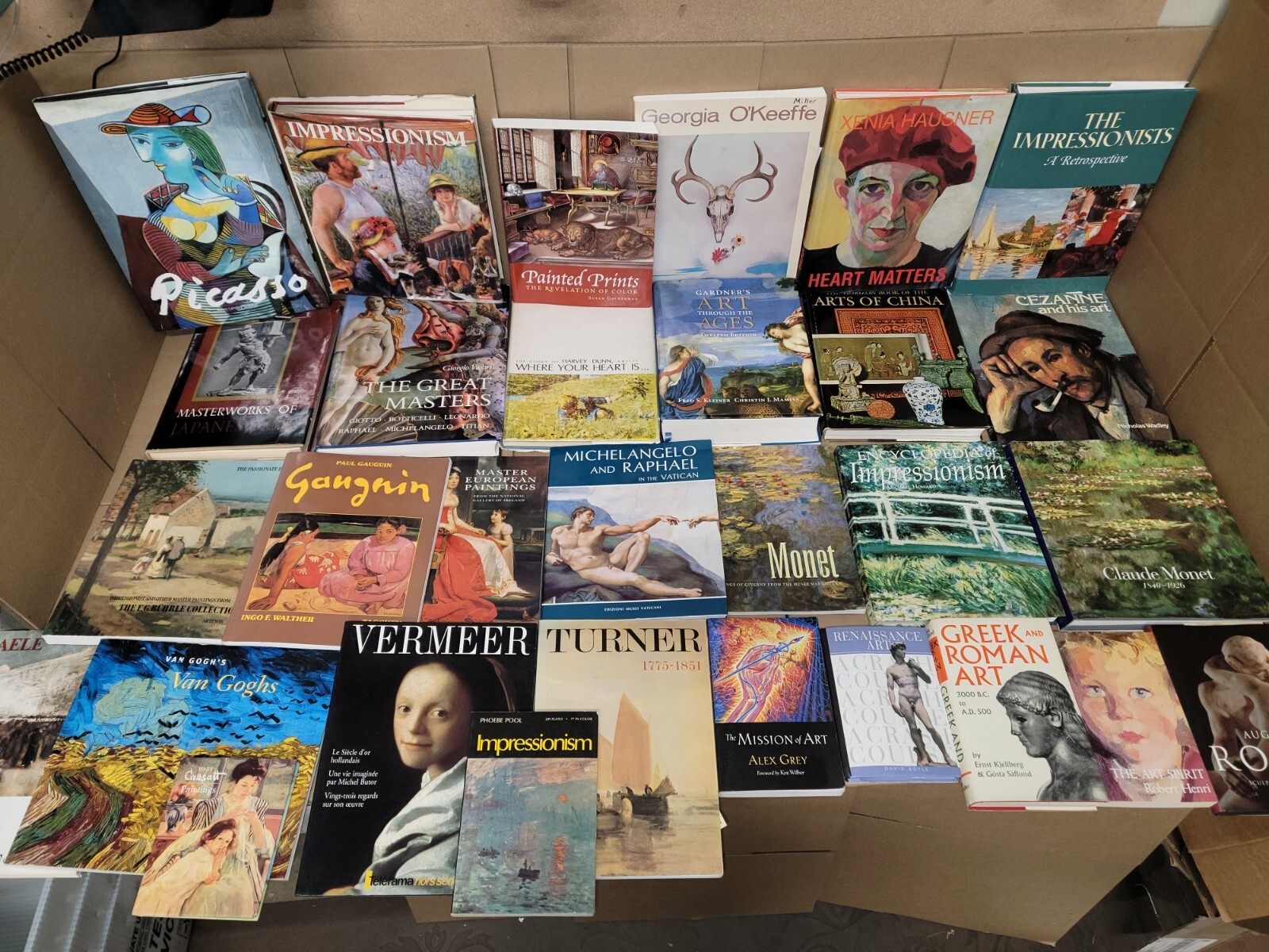 Lot of 10 ART History Books: Renaissance Modern Cubism Impressionism Realism Mix
