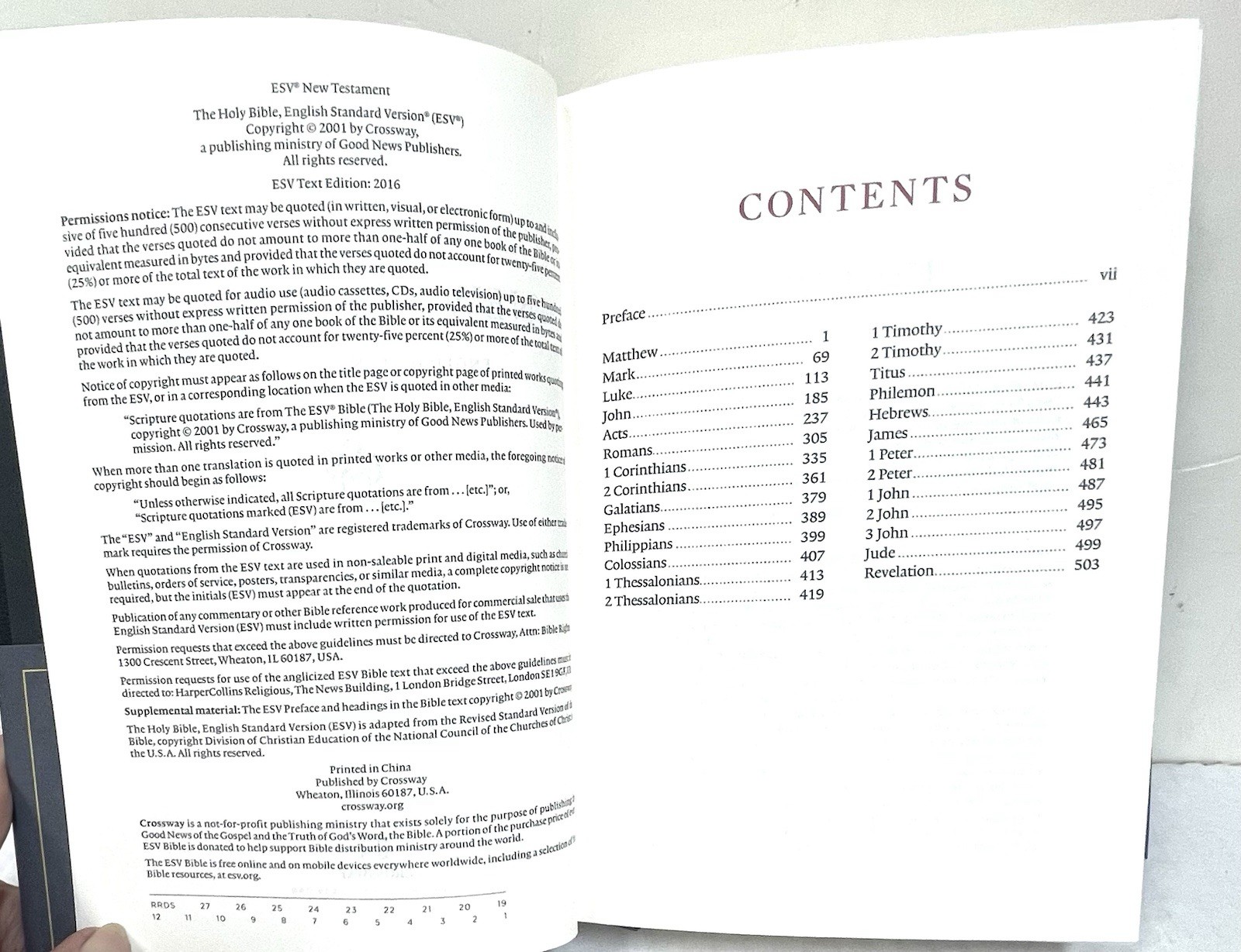 EVS New Testament English Standard Version (Black) Crossway
