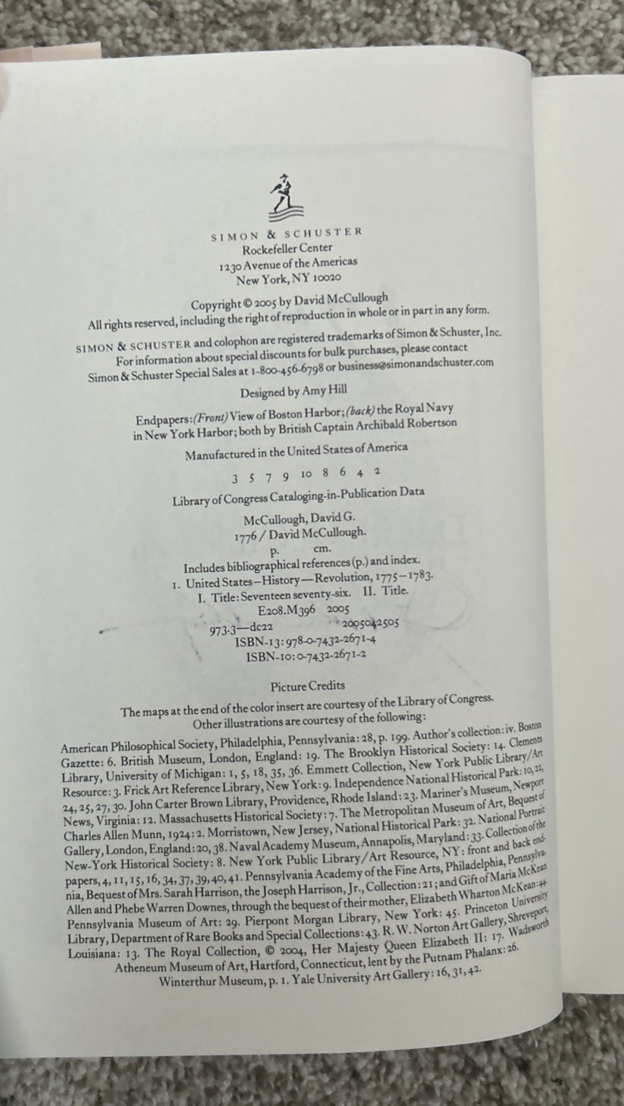 Signed 1776 by David McCullough