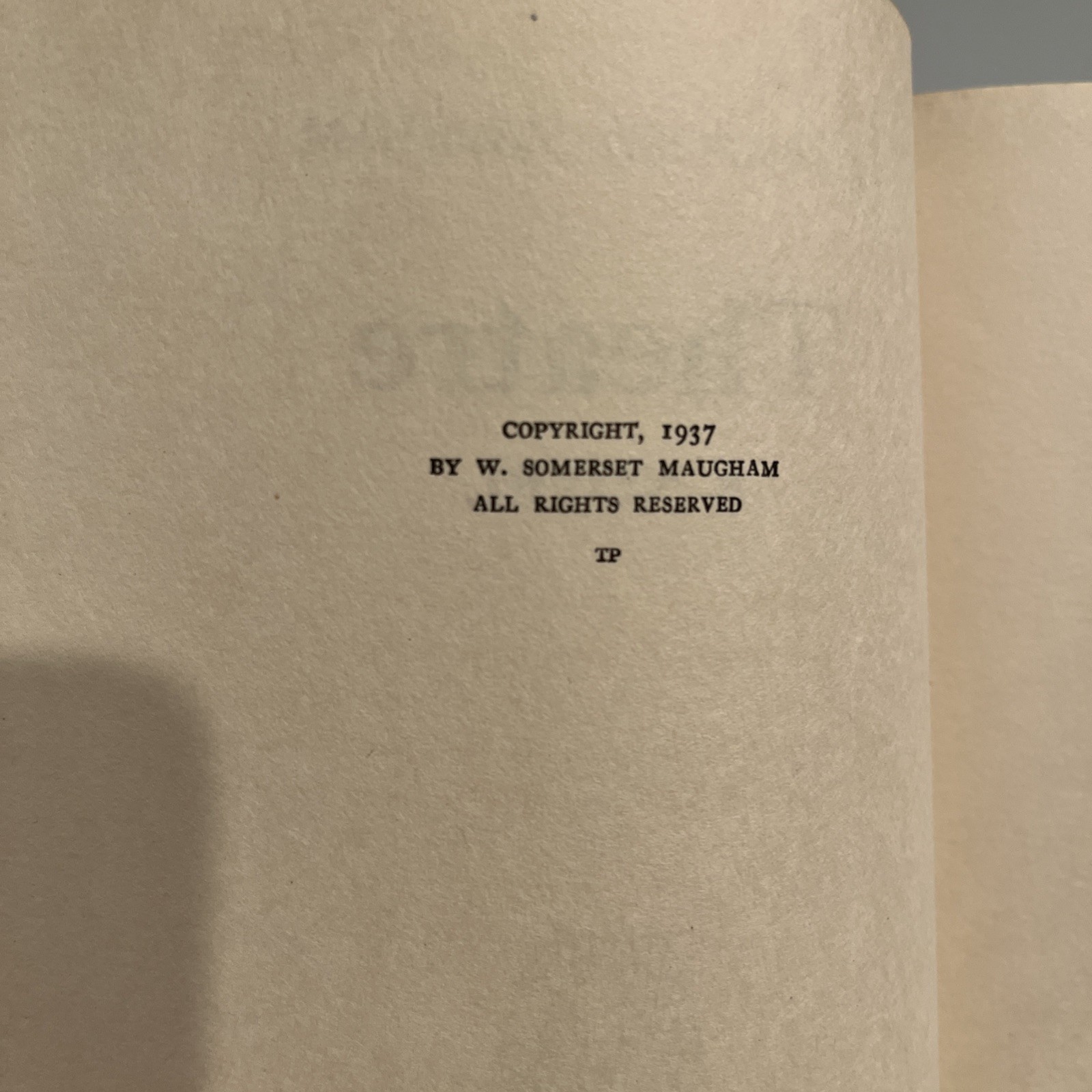 (3) lot W. SOMERSET MAUGHAM 1919 – 1937 Decorative Hardcover Books by PF Collier
