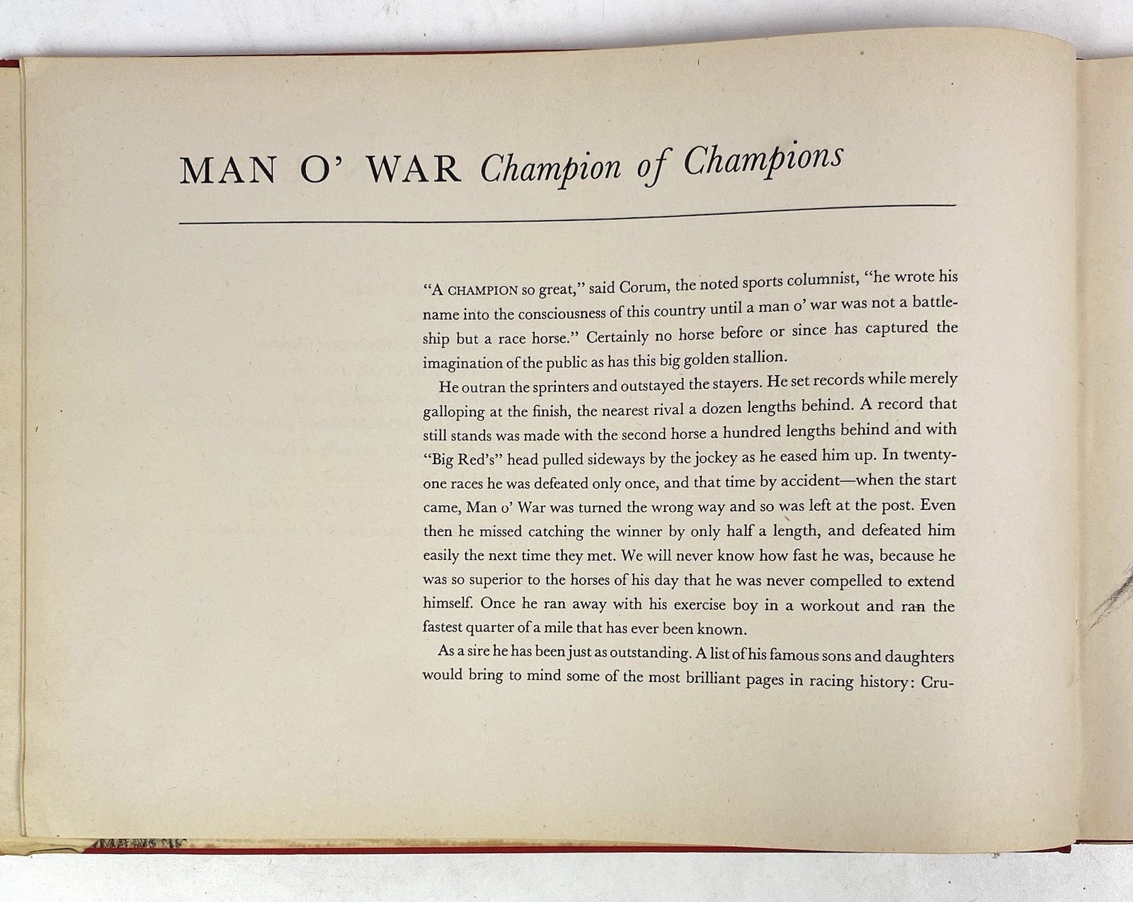 Black, Bay and Chestnut: Profiles of Twenty-Favorite Horses by C.W Anderson 1939