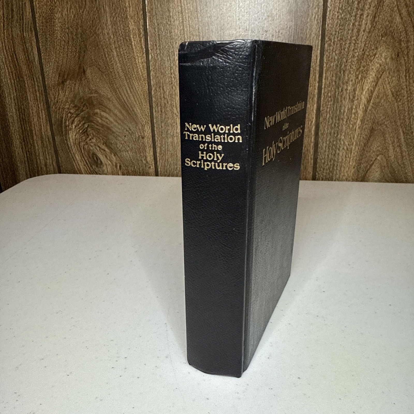 New World Translation of the Holy Scriptures Pocket Bible 1984 Faux Leather VTG