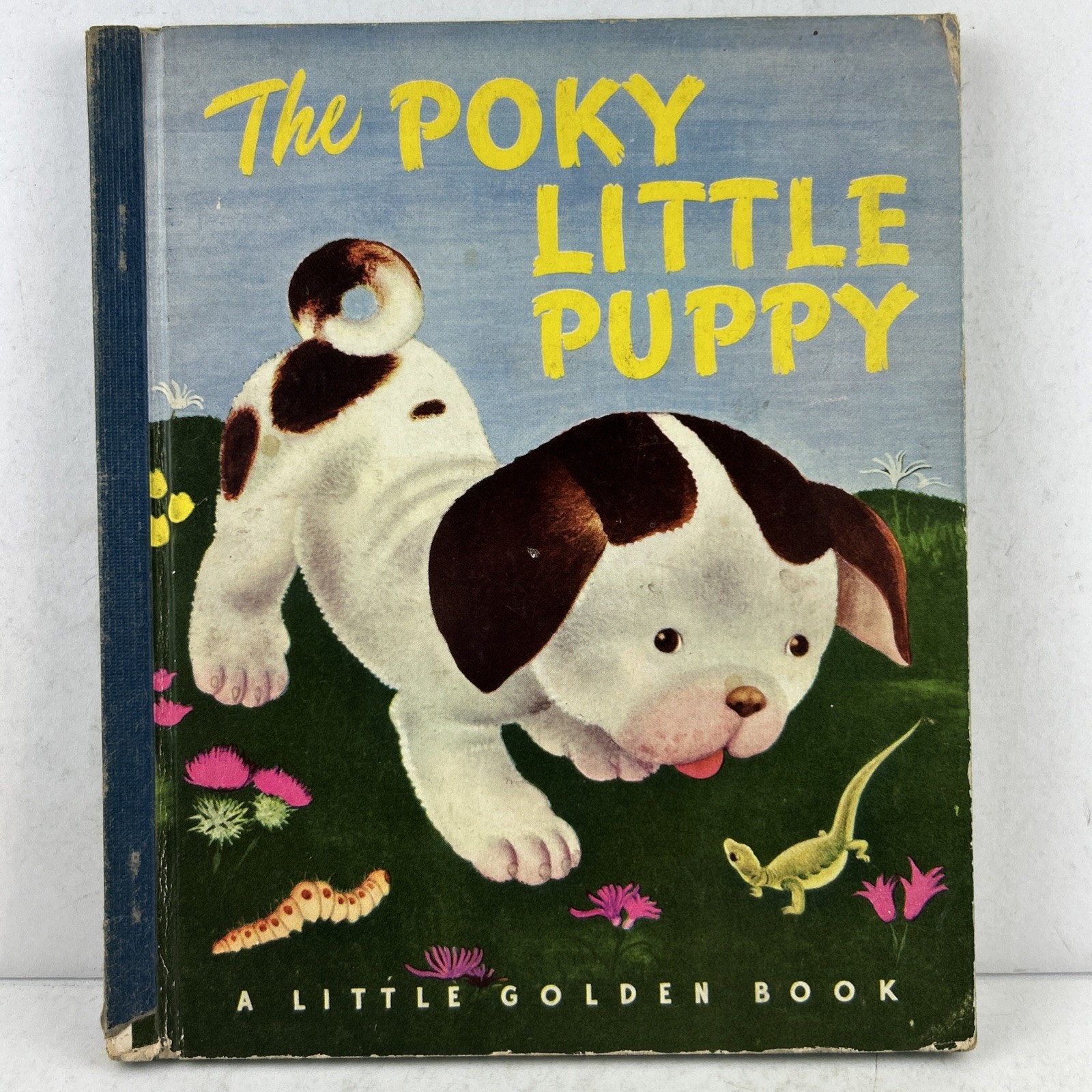 THE POKY LITTLE PUPPY Vintage Little Golden Book 1942 11th Print Gustaf Tenggren