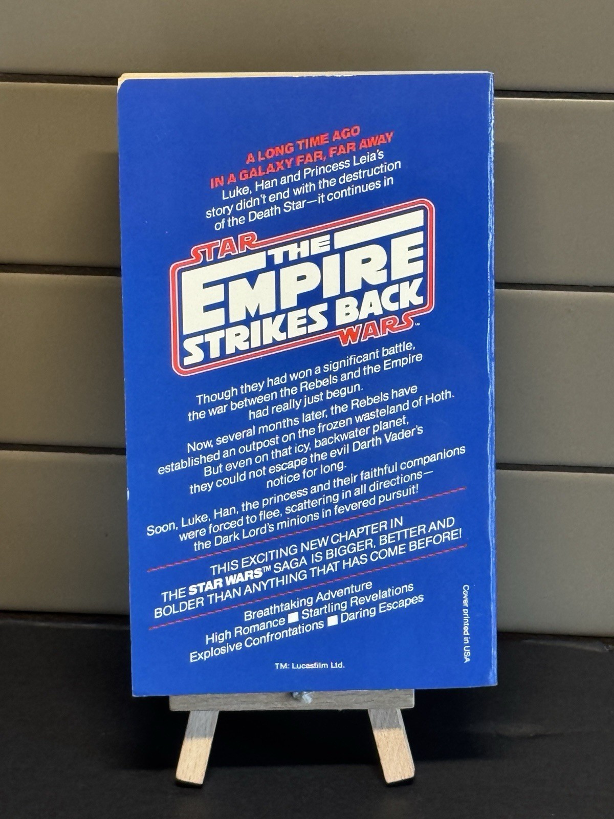 SPLINTER OF THE MIND’S EYE by Alan Dean Foster 1978 and The Empire Strikes Back