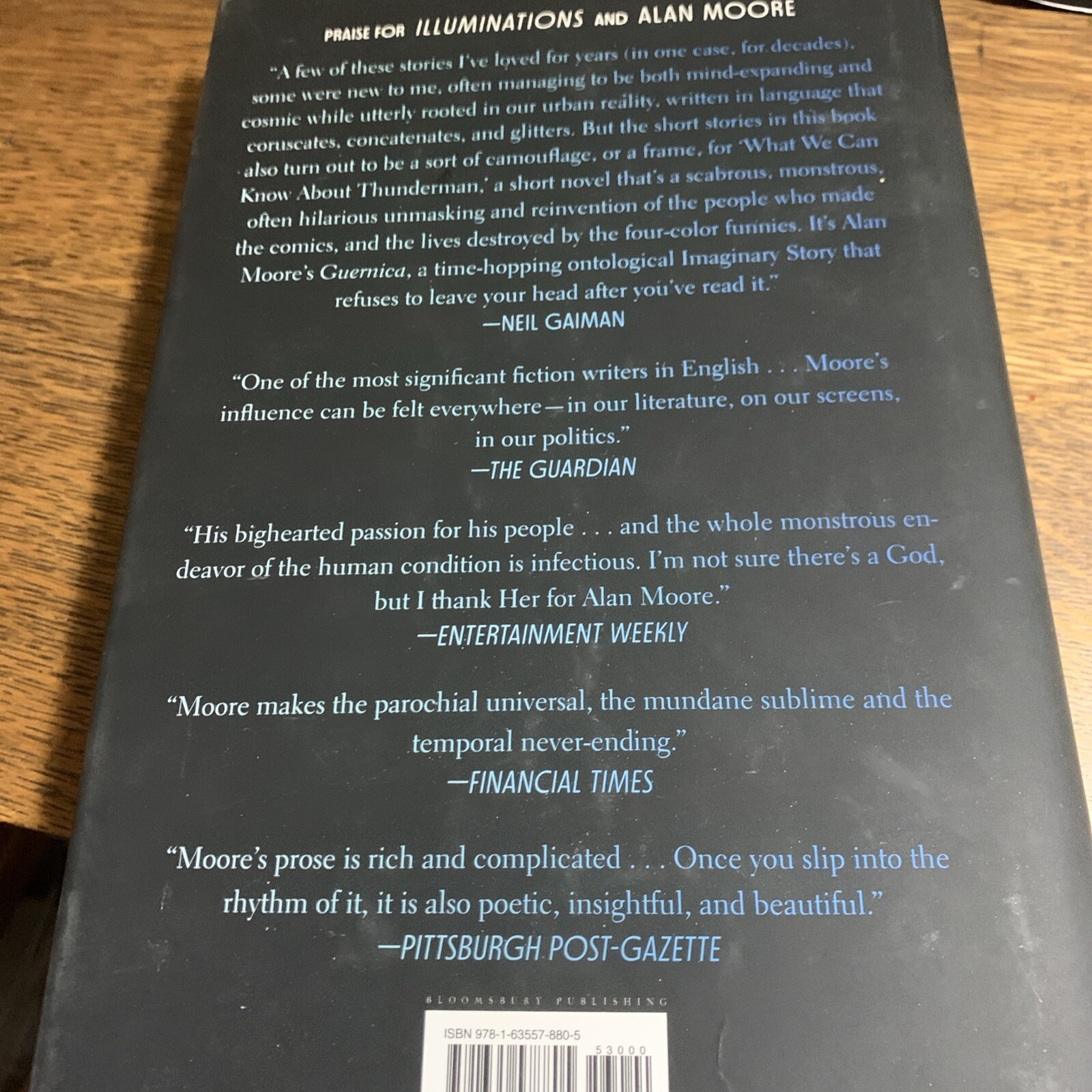 Illuminations : Stories by Alan Moore (2022, Hardcover)