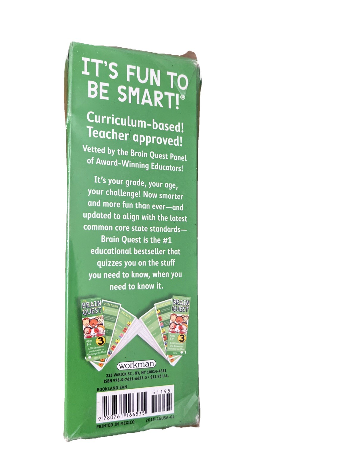 Brain Quest 3rd Grade Q&A Cards Ages 8-9