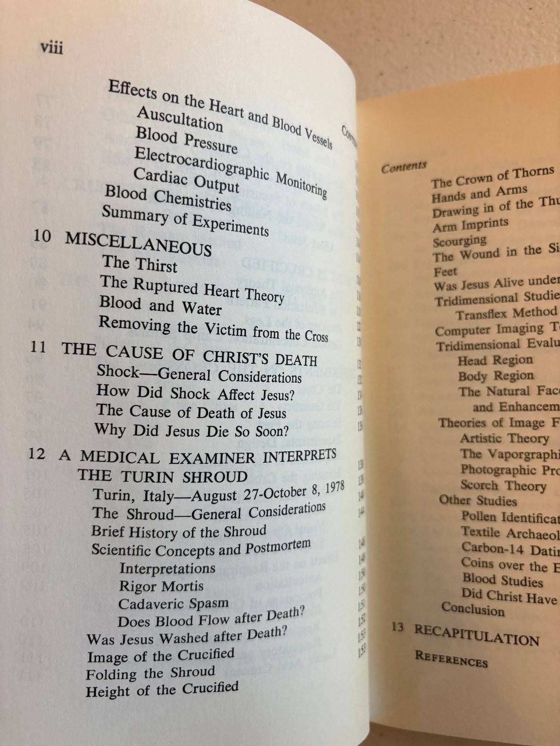 The Cross and the Shroud Zugibe 1981 First Edition Illustrated Forensic Science