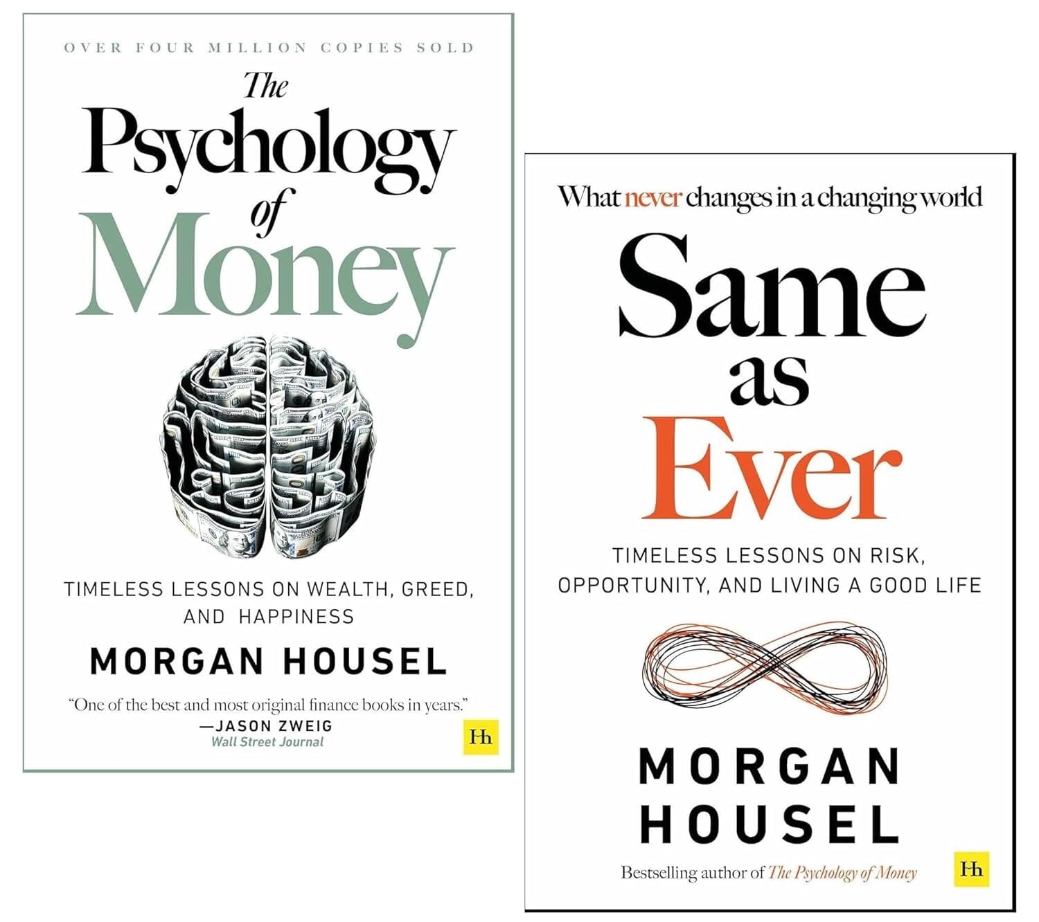 Same as Ever & The Psychology Of Money by Morgan Housel 2 Books – Non Fiction-PB