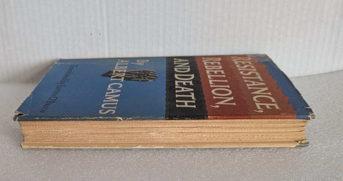 Resistance, Rebellion, and Death by Albert Camus HC/DJ 1961 1st Ed.