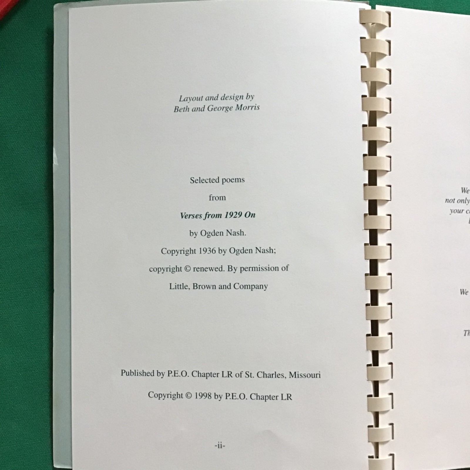 St Charles, MO Philanthropic Educational Organization 1998 Cookbook SEE INDEX