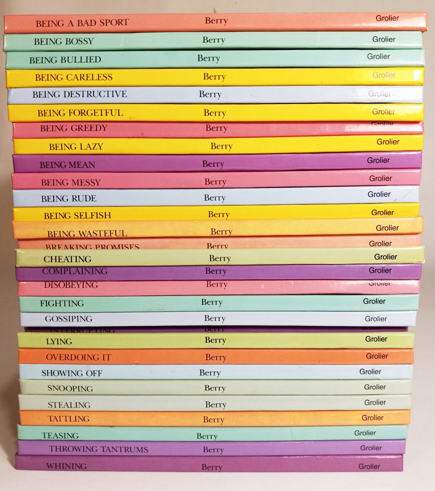 COMPLETE SET of 29 Vintage 80s-HELP ME BE GOOD-Behavior-Morals-Manners-JOY BERRY