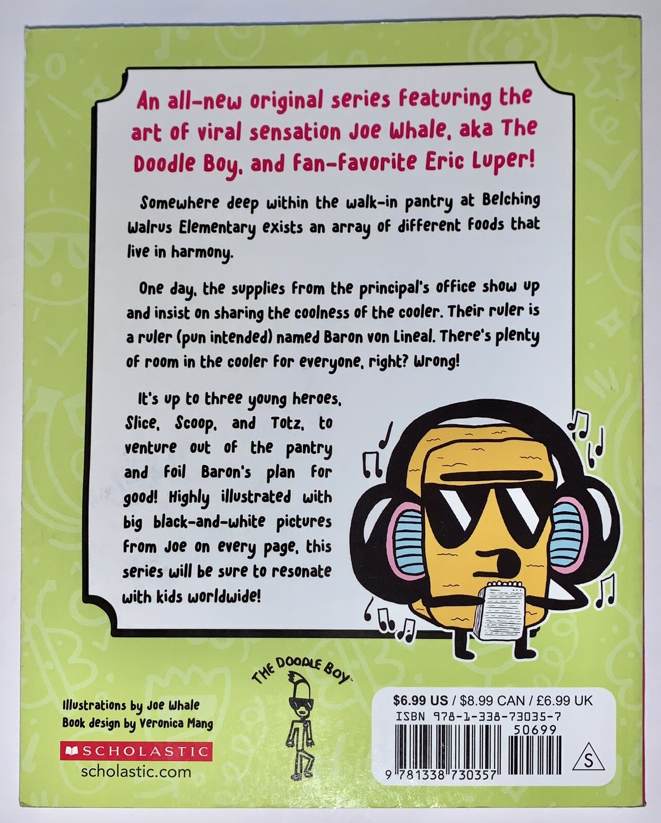 Bad Food Game of Scones From “The Doodle Boy” 156 Pages by Eric Luper 2021 ~ NEW