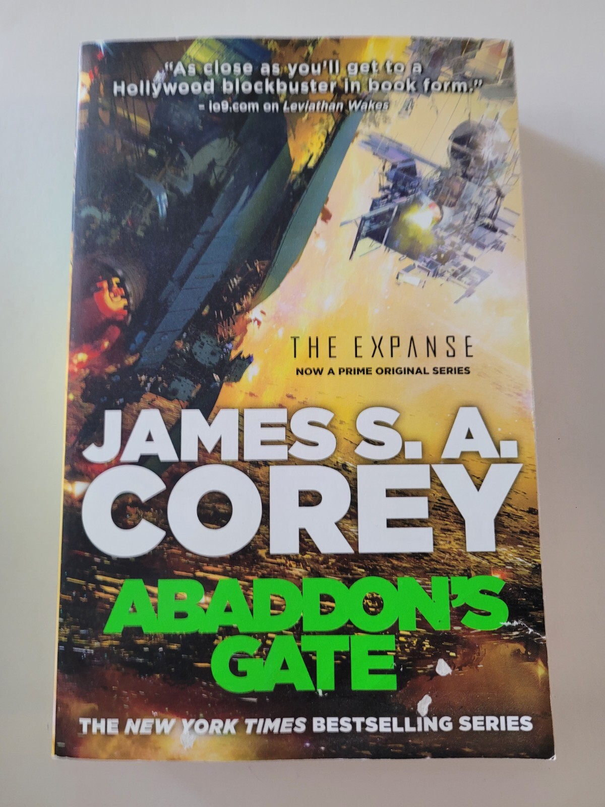 Lot Of 3 James S. A. Corey Books Leviathan Wakes Caliban’s War Abaddon’s Gate…