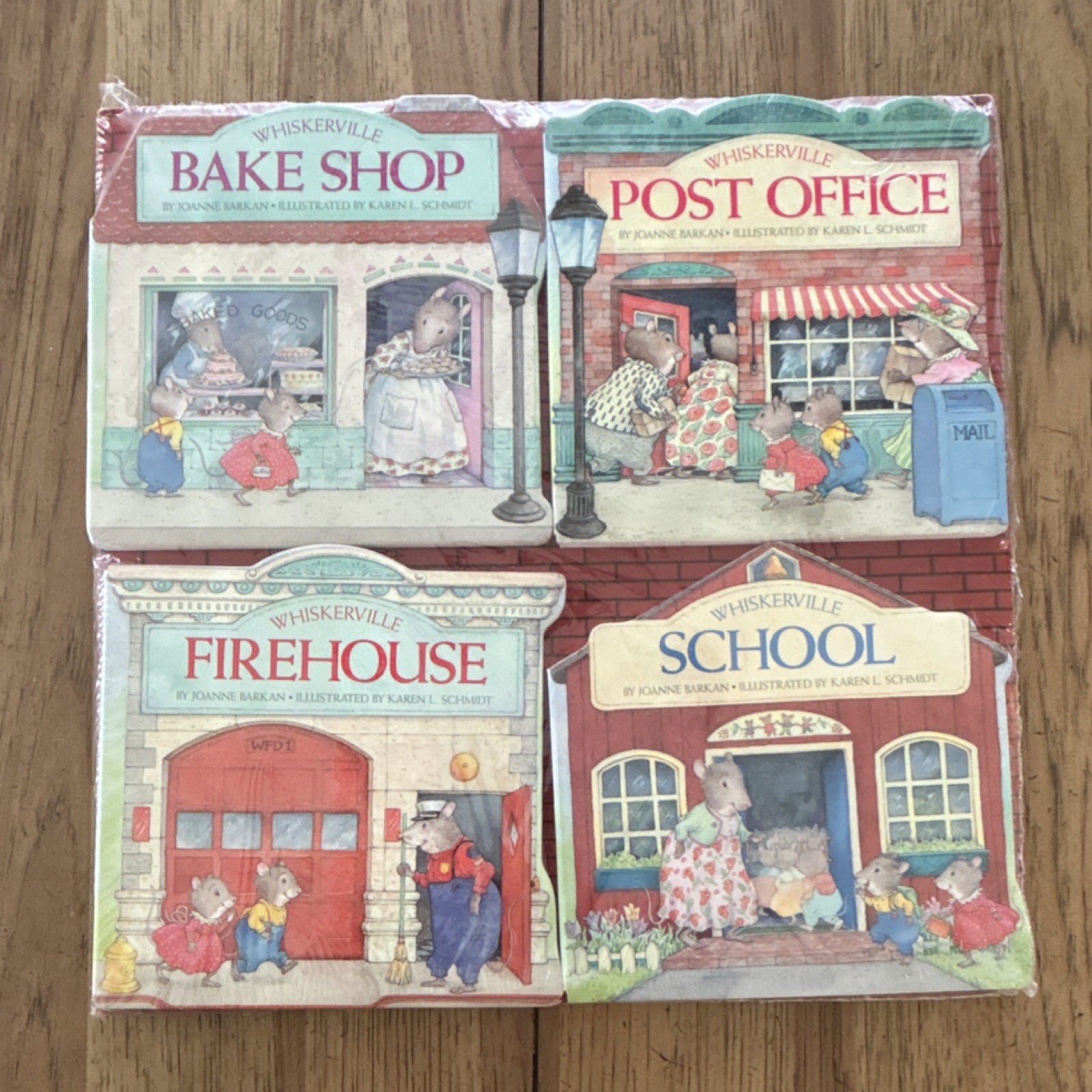 New! Vintage Whiskerville Board Books