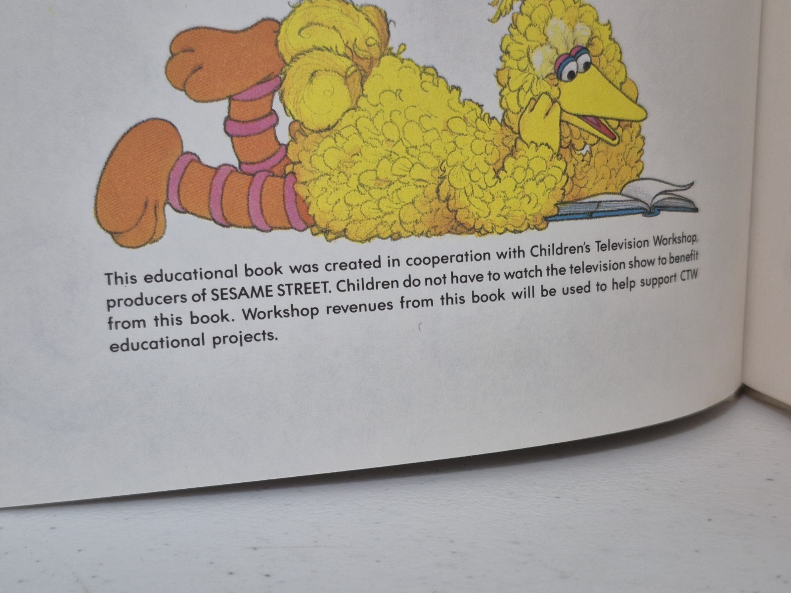 On My Way with Sesame Street Volumes 2 & 3 Vintage Book Set Jim Henson 1989
