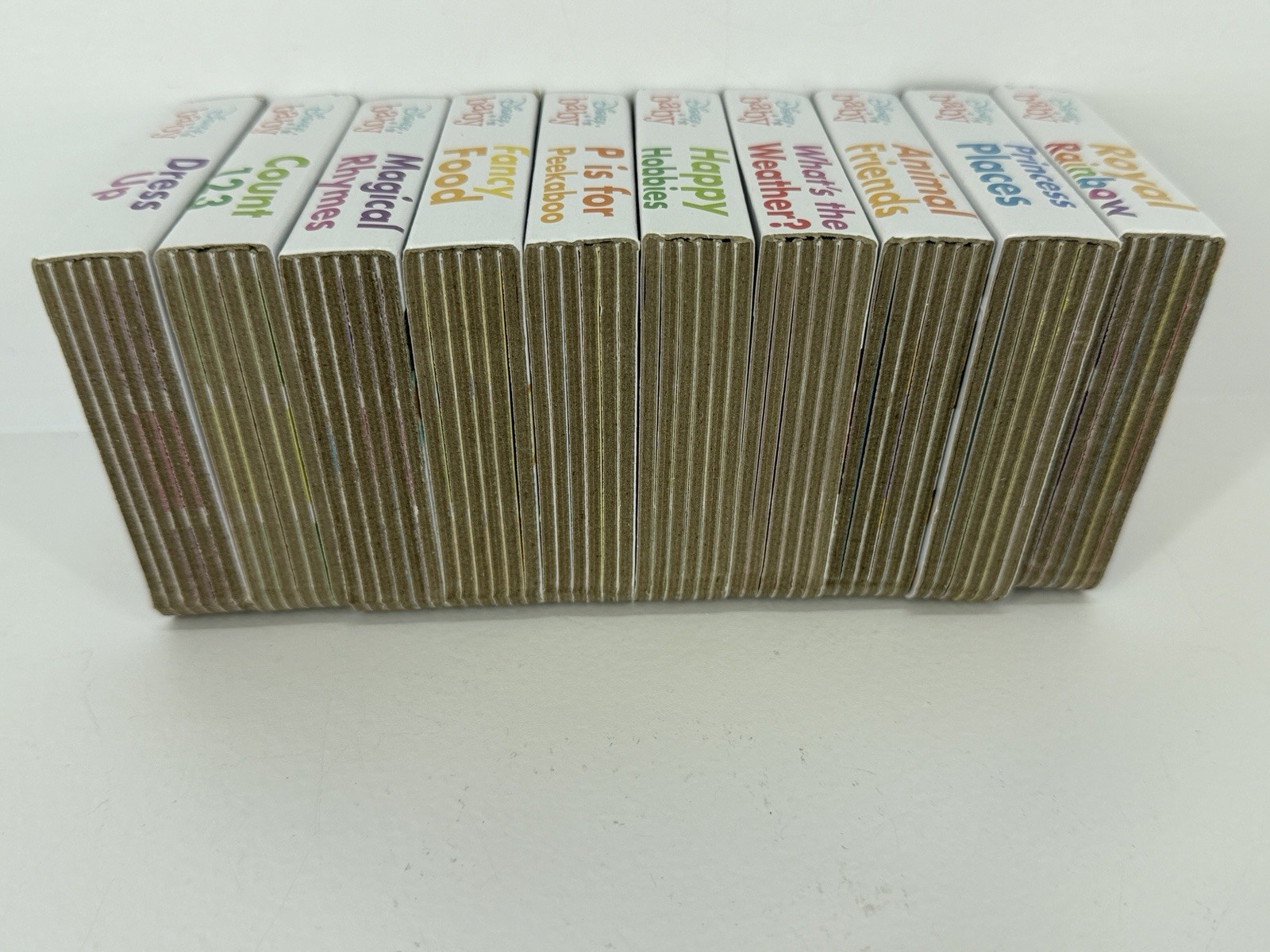 Disney Baby Princess Mini Board Word Books Lot Of 10 Different Titles