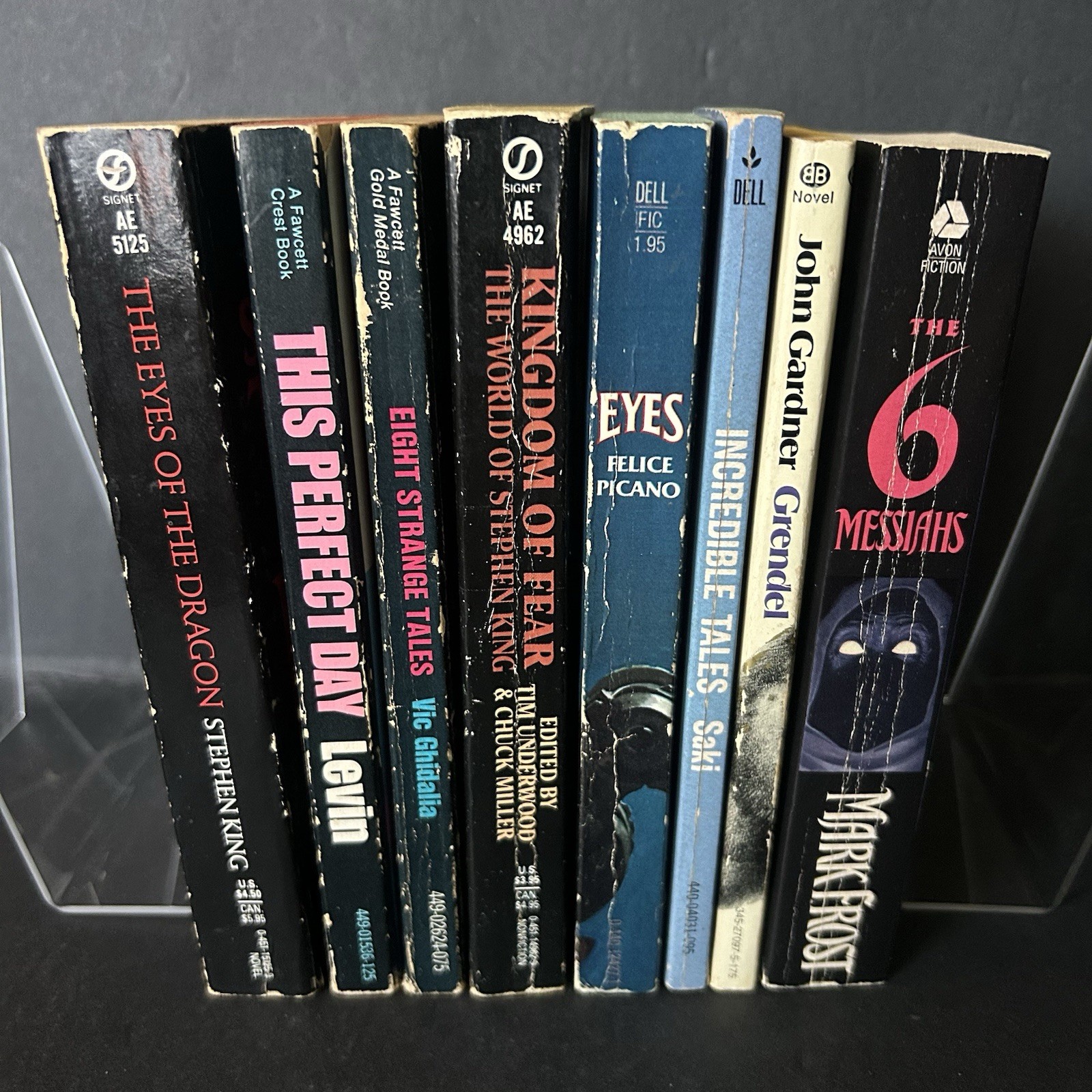 Horror Book Lot x 8 Vintage Mass Market Paperbacks Various Titles as Shown