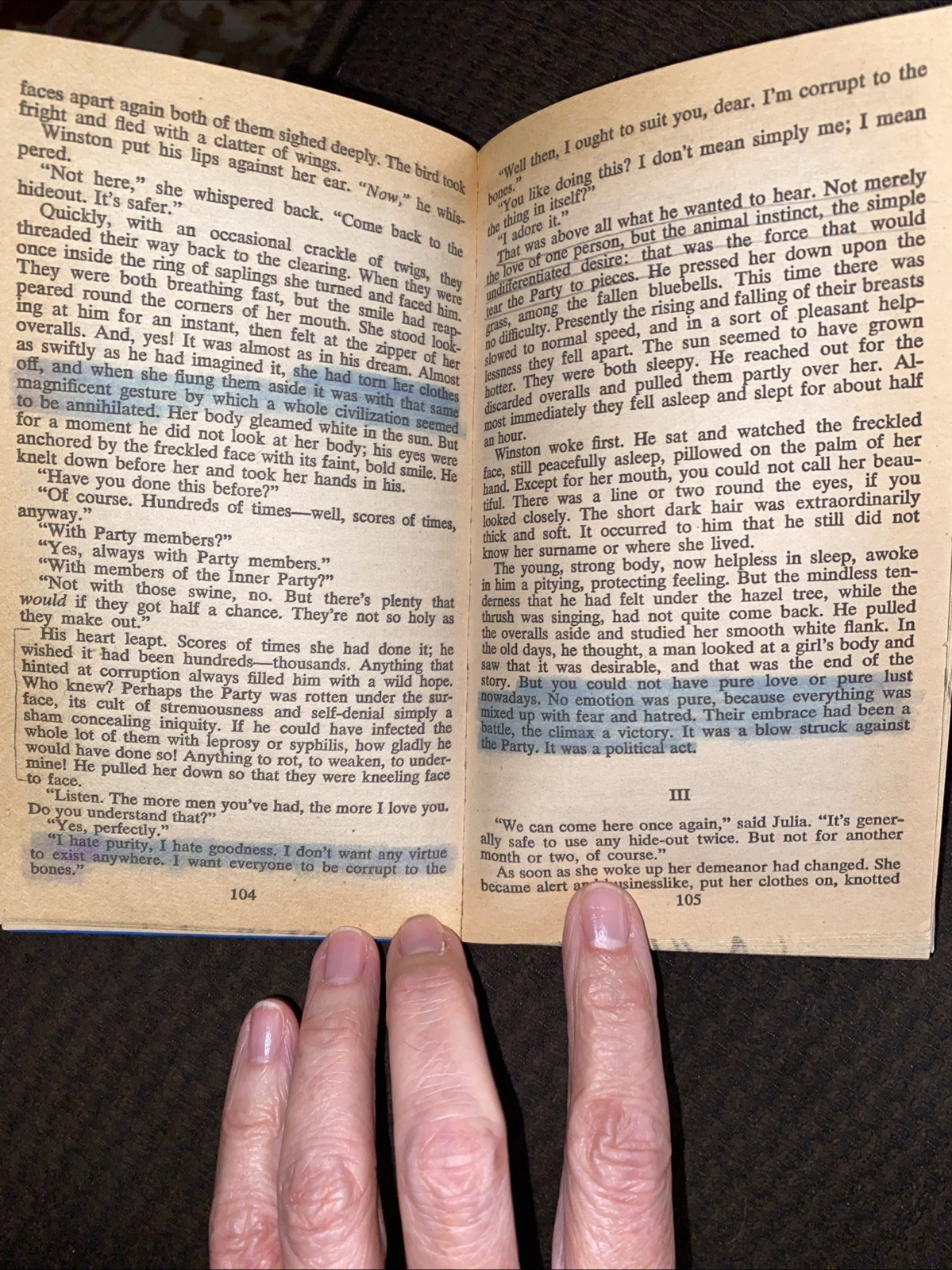 GEORGE ORWELL 1984 Hardcover PERMA BOUND HC Book (c)1961 Signet 1984 Ex Library