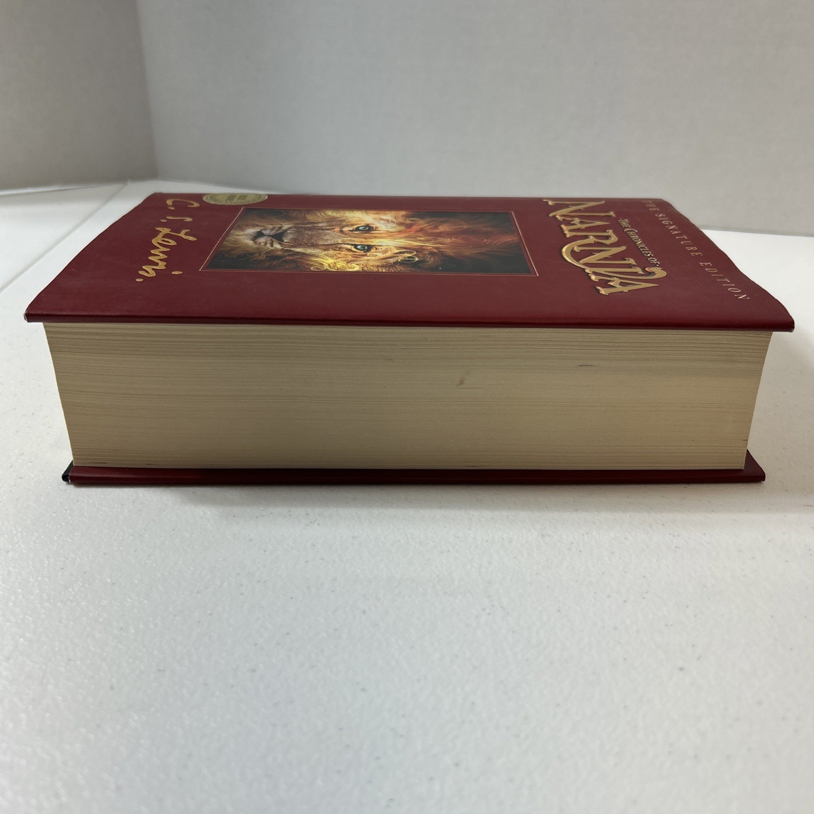 The Chronicles of Narnia Hardcover C.S. Lewis Signature Edition Book With Map