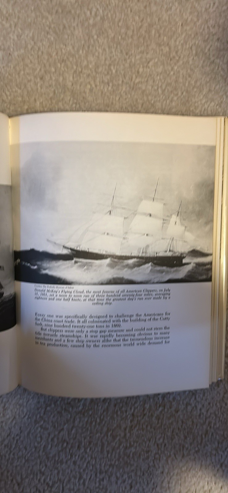 RUNNING HER EASTING DOWN- BY WILLIAM BAKER- HARDCOVER (1974)
