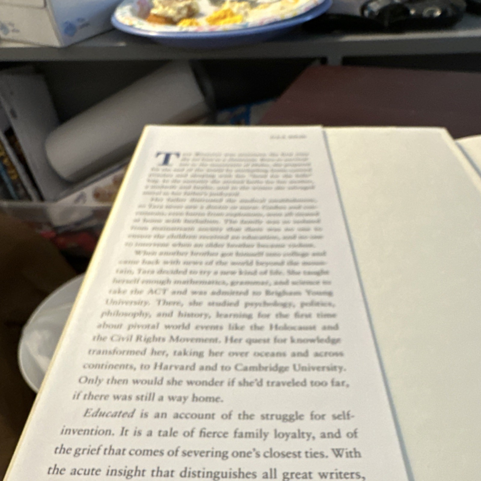 Random House Educated: A Memoir Tara Westover Hardcover 2018 Women Family