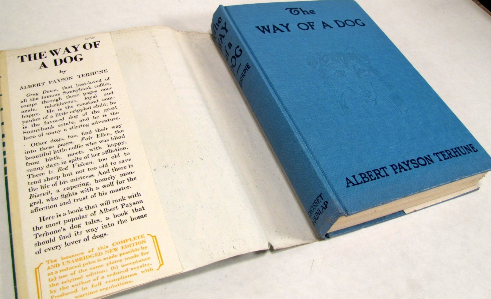 The Way of a Dog by Albert Terhune First Edition Hardback w/ Dust Jacket 1932