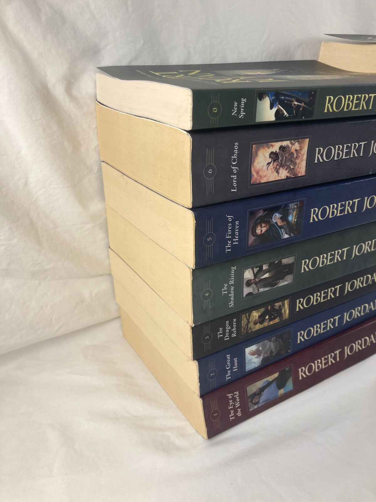 Wheel of Time Robert Jordan Complete Series (1-14 + Pre) Uniform Tor Paperbacks