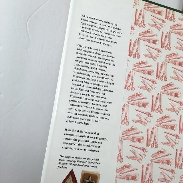 Christmas Crafts Hardcover Alison Jenkins Easy-To-Follow Beginner Craft Projects