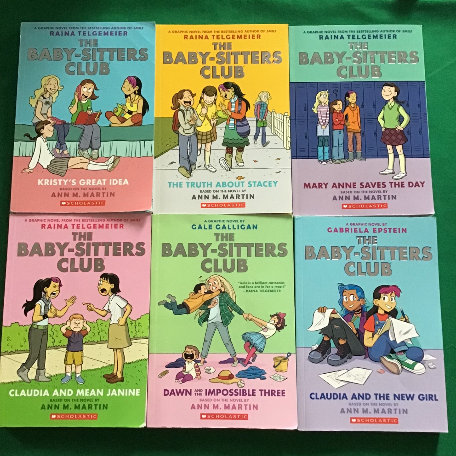Baby Sitters Club Graphic Novel 14 Book Set Graphix Ann Martin Scholastic