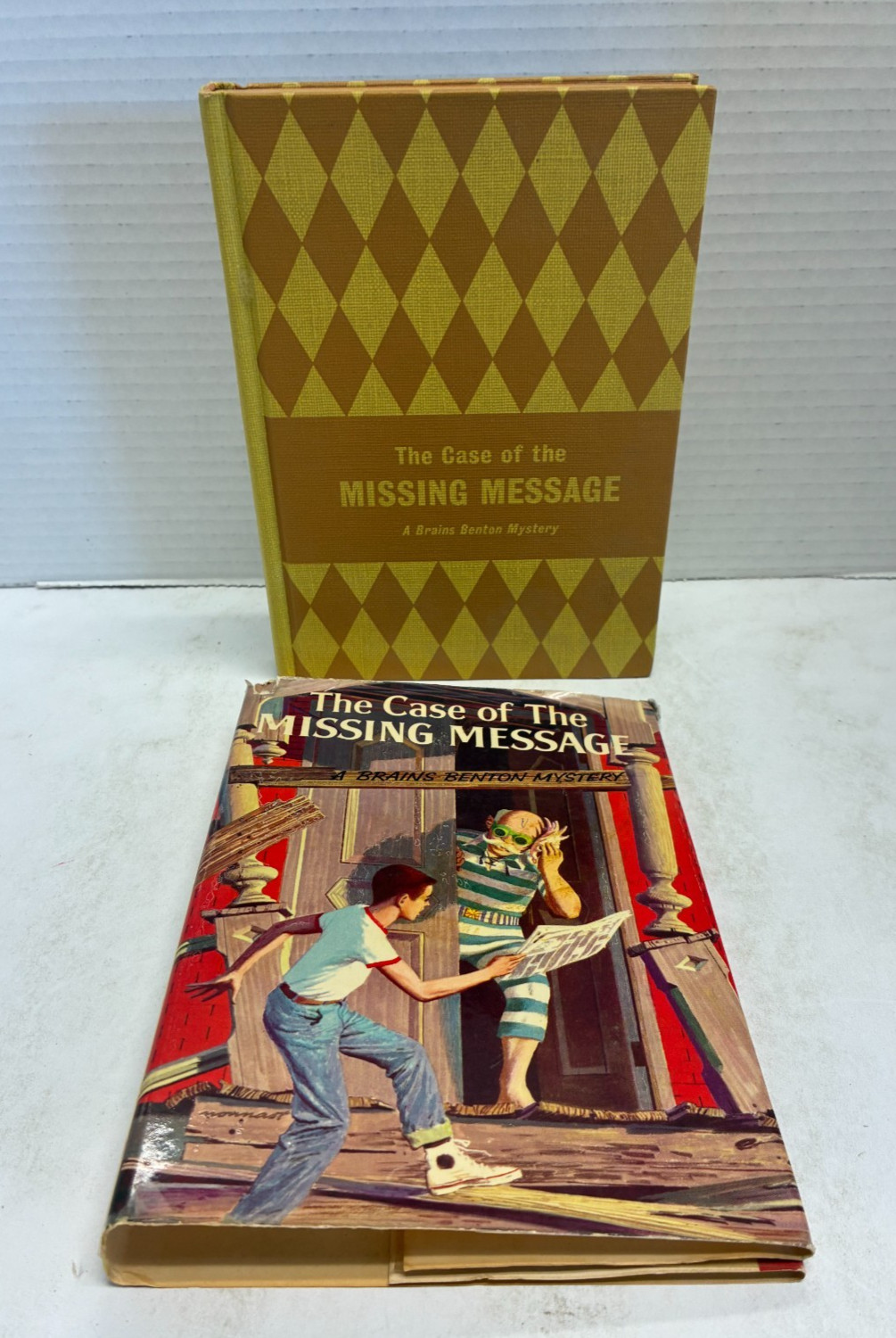 D3 Lot of 5 Brains Benton Mystery Hardcover Books by George Wyatt Whitman 1960’s