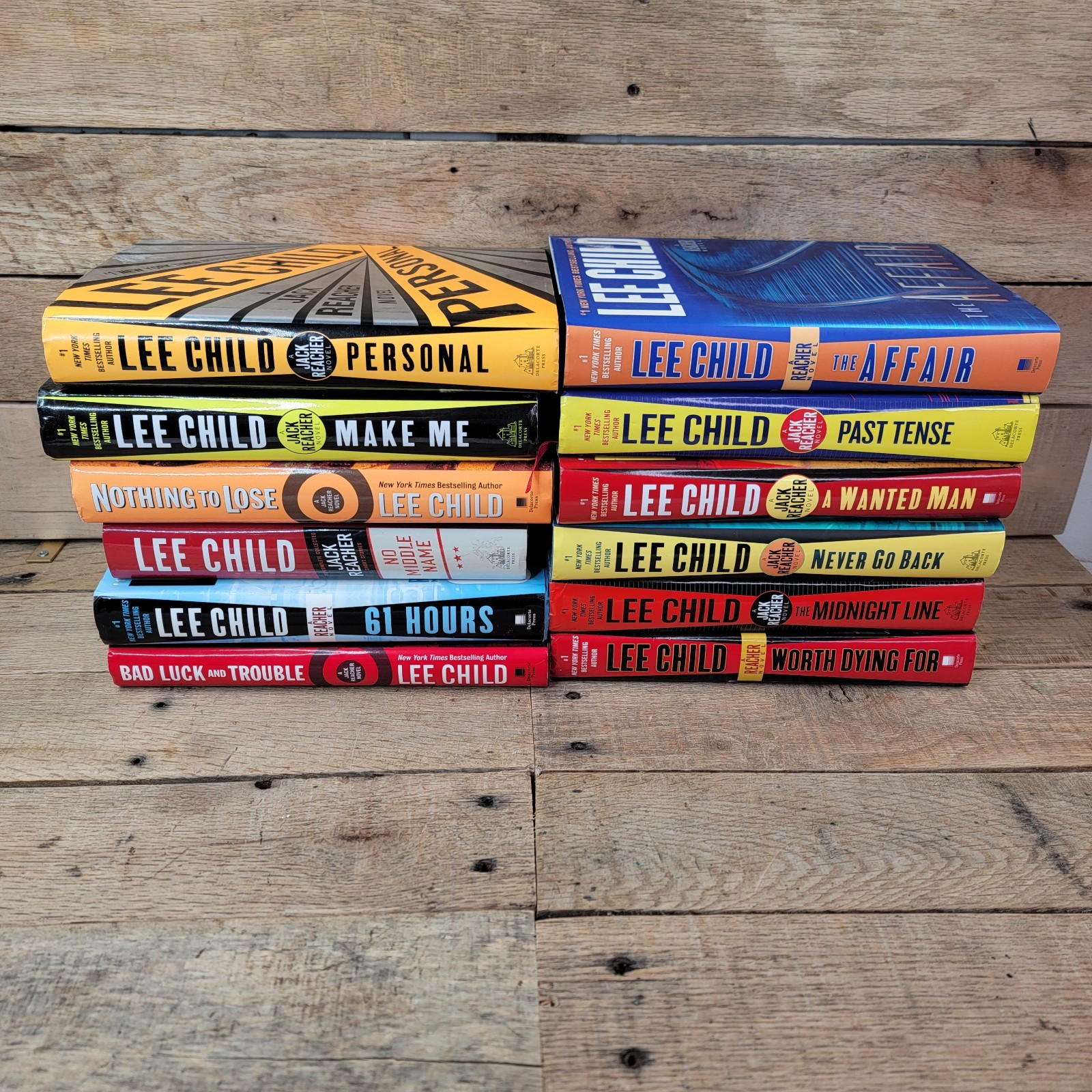 Lot of 13 Lee Child Jack Reacher Series Hard Cover HC Books Andrew Child