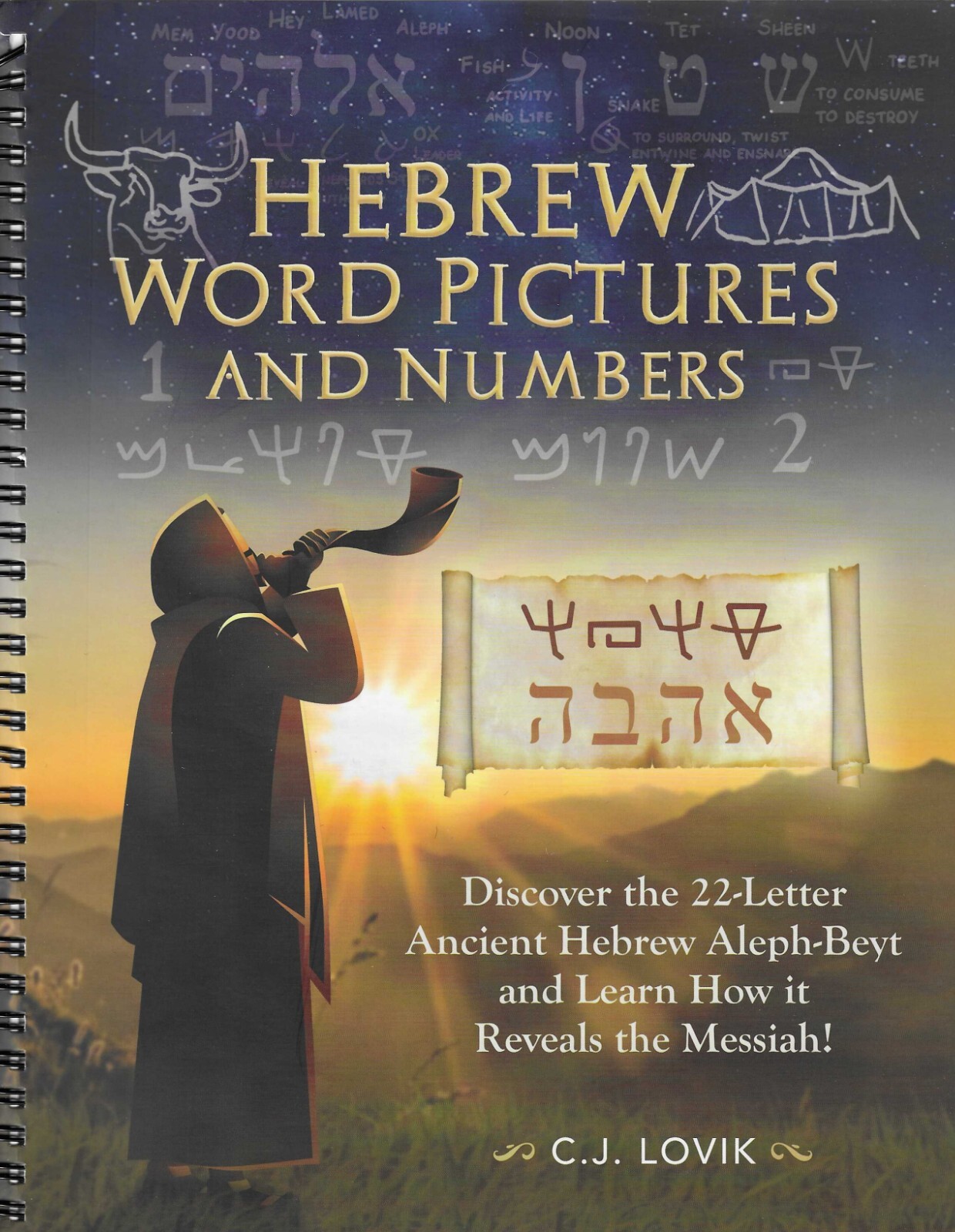 Hebrew Word Pictures and Numbers by C. J. Lovik – BRAND NEW Spiral Bound