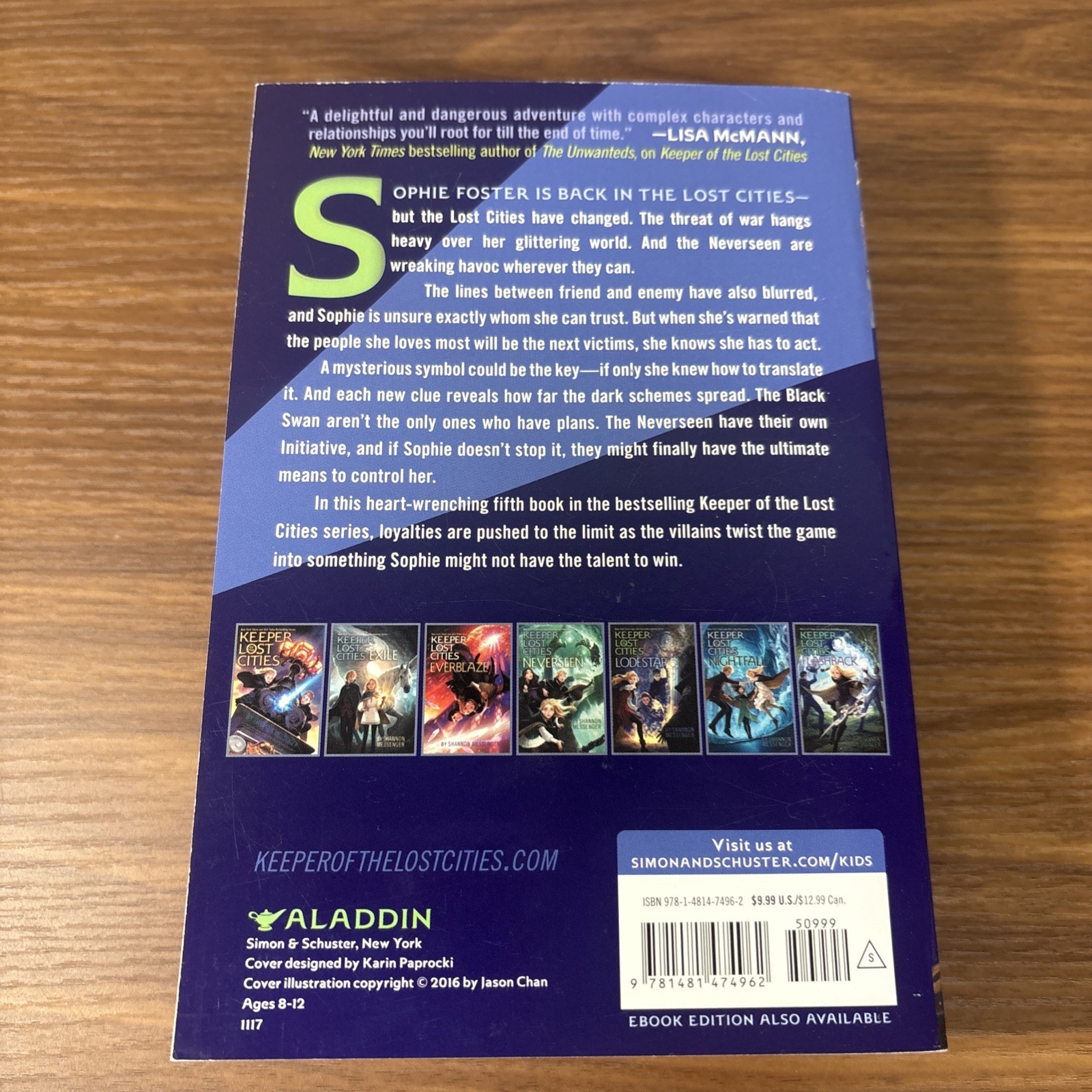 Lodestar Book 5 Keeper of the Lost Cities by Shannon Messenger paperback Fiction