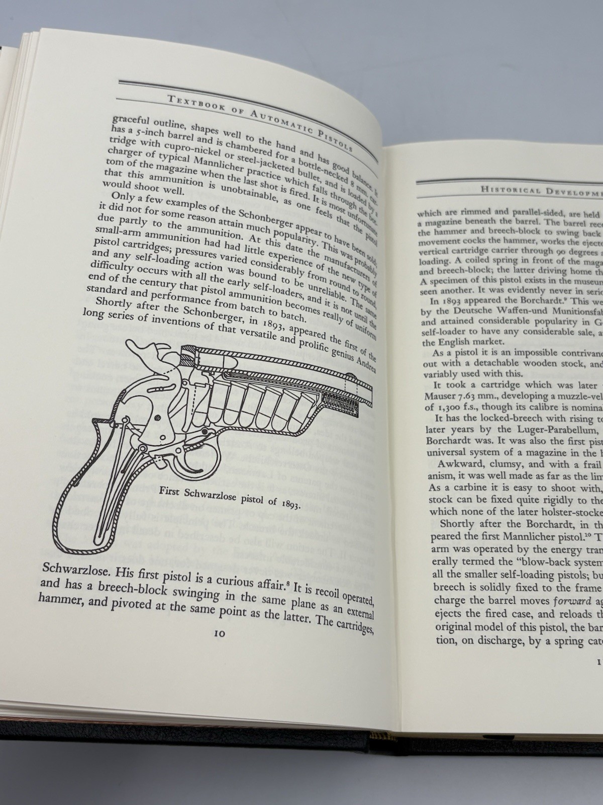 Textbook Of Automatic Pistols By Wilson Special Edition Leather Bound HC