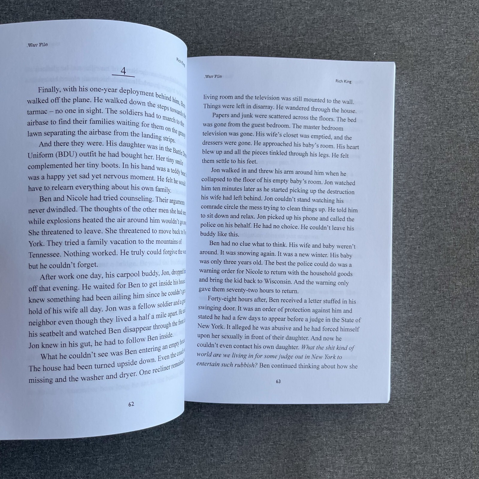 Wav File Paperback – February 2, 2021 by Rich King