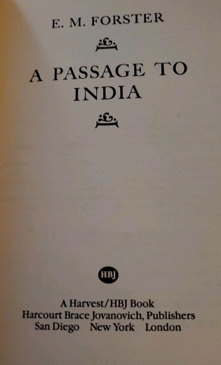 A Passage to India, E. M. Forster (Paperback, 1984)