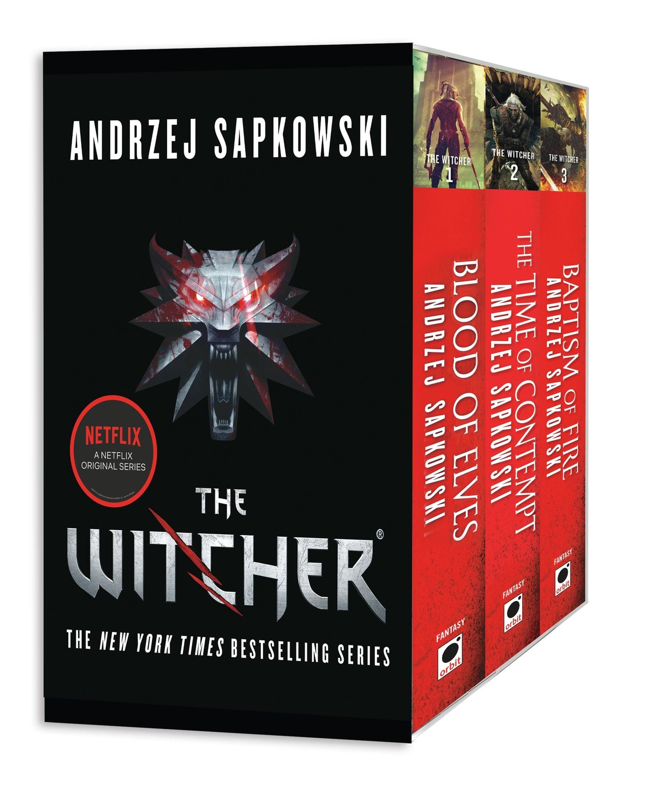 The Witcher Boxed Set: Blood of Elves, The Time of Contempt, Baptism of Fire…