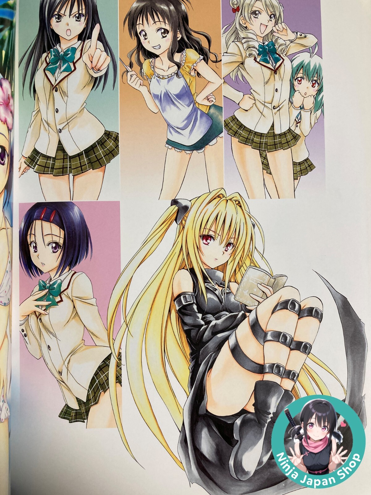 To LOVE-Ru Toraburu Illustration Art Book Rabukara! Love Color Japanese USED