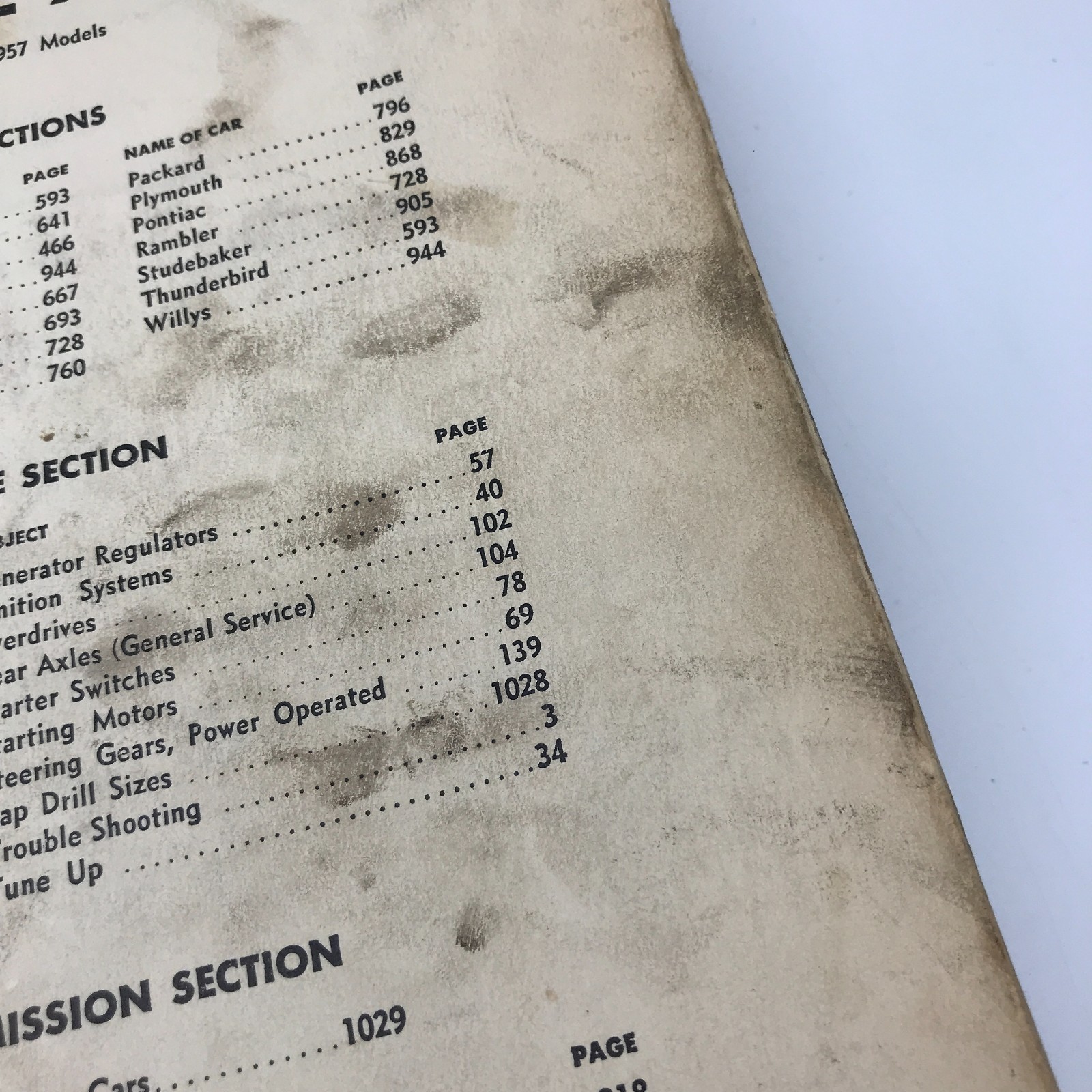 Motor’s Auto Repair Manual 1957 20th Edition by Ralph Ritchen for All 1949-1957