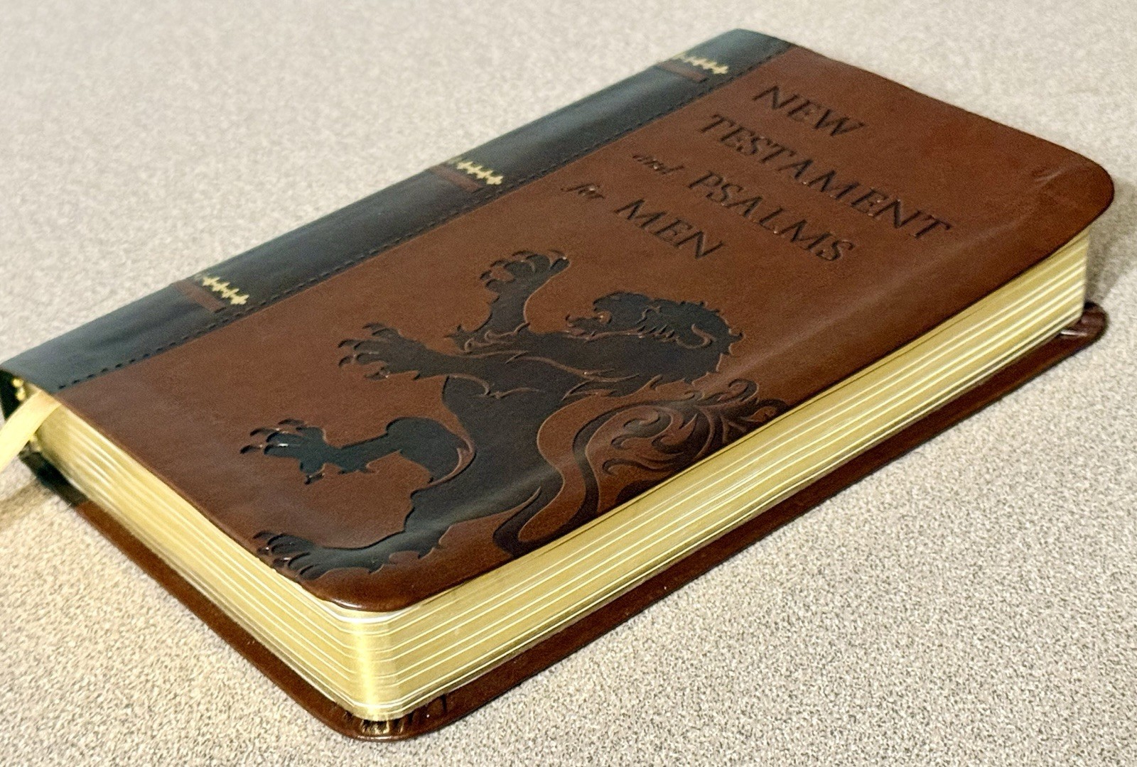 New Testament and Psalms for Men Saint Benedict Press RSV-CE Leatherette