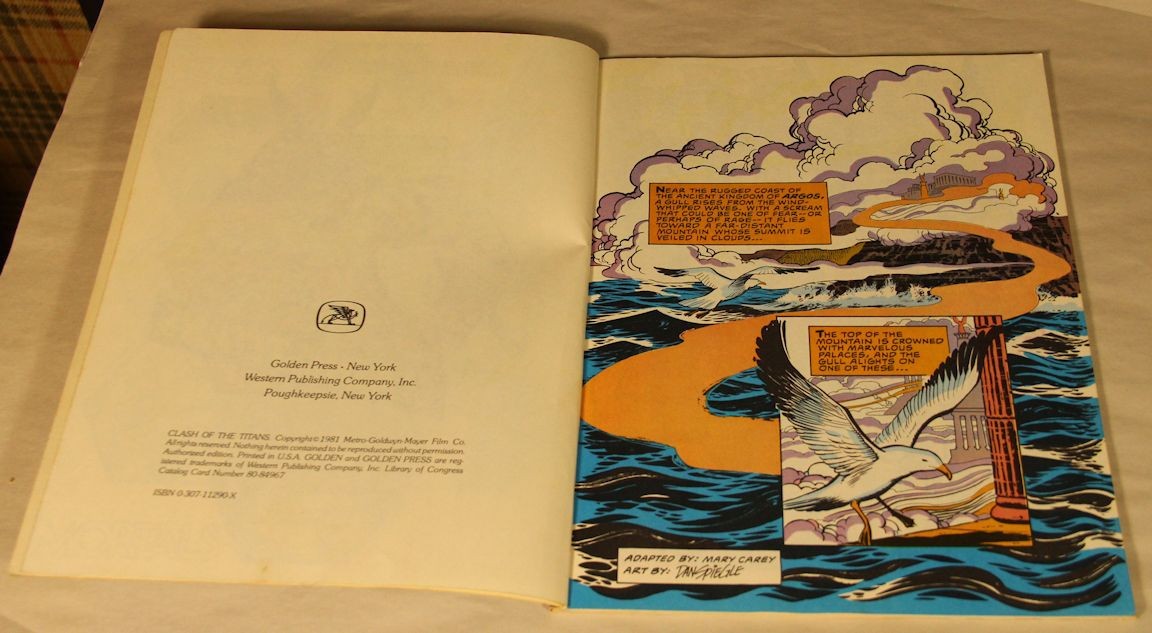 Clash of the Titans Comic Book ~ Beverly Cross ~ 1981 ~ Golden Press ~ VERY GOOD